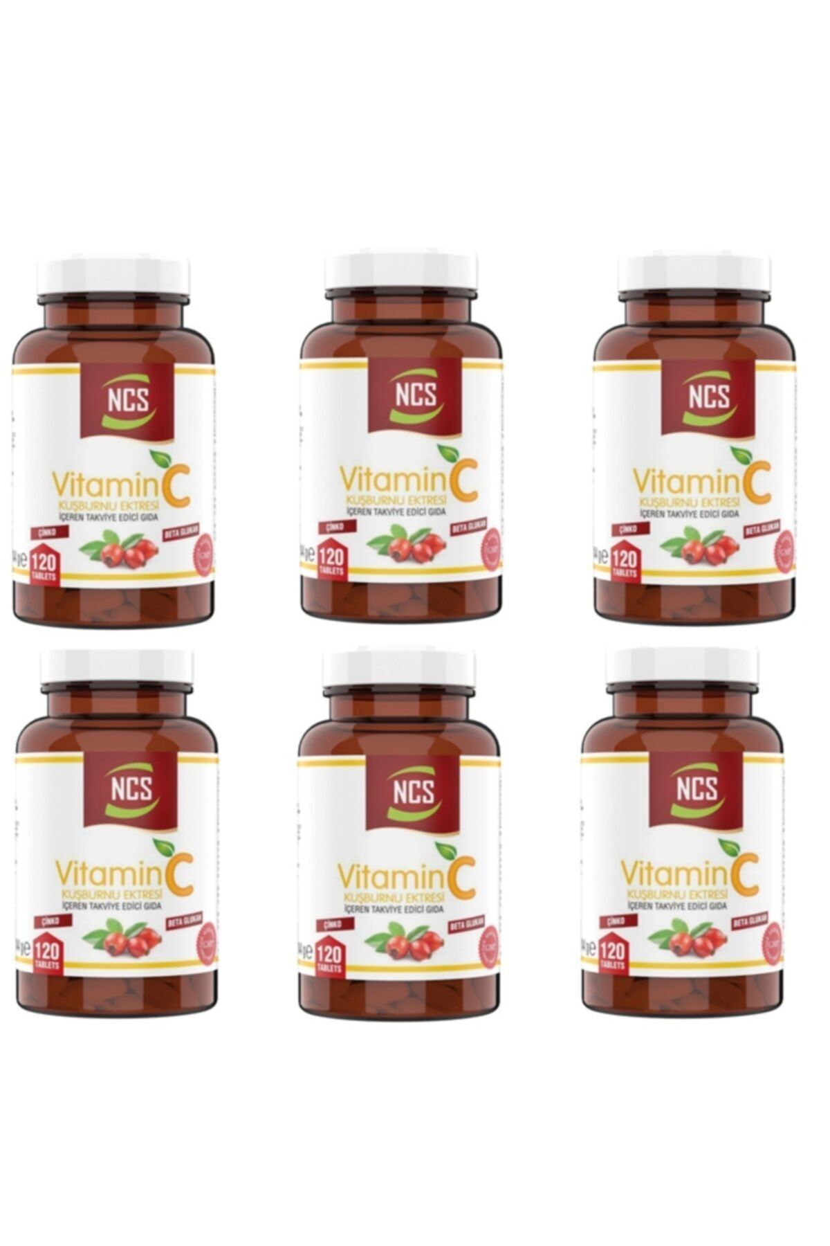 NCS Vitamin C 1000 mg Beta Glucan 120 Tablet X 6 Kutu 720tablet