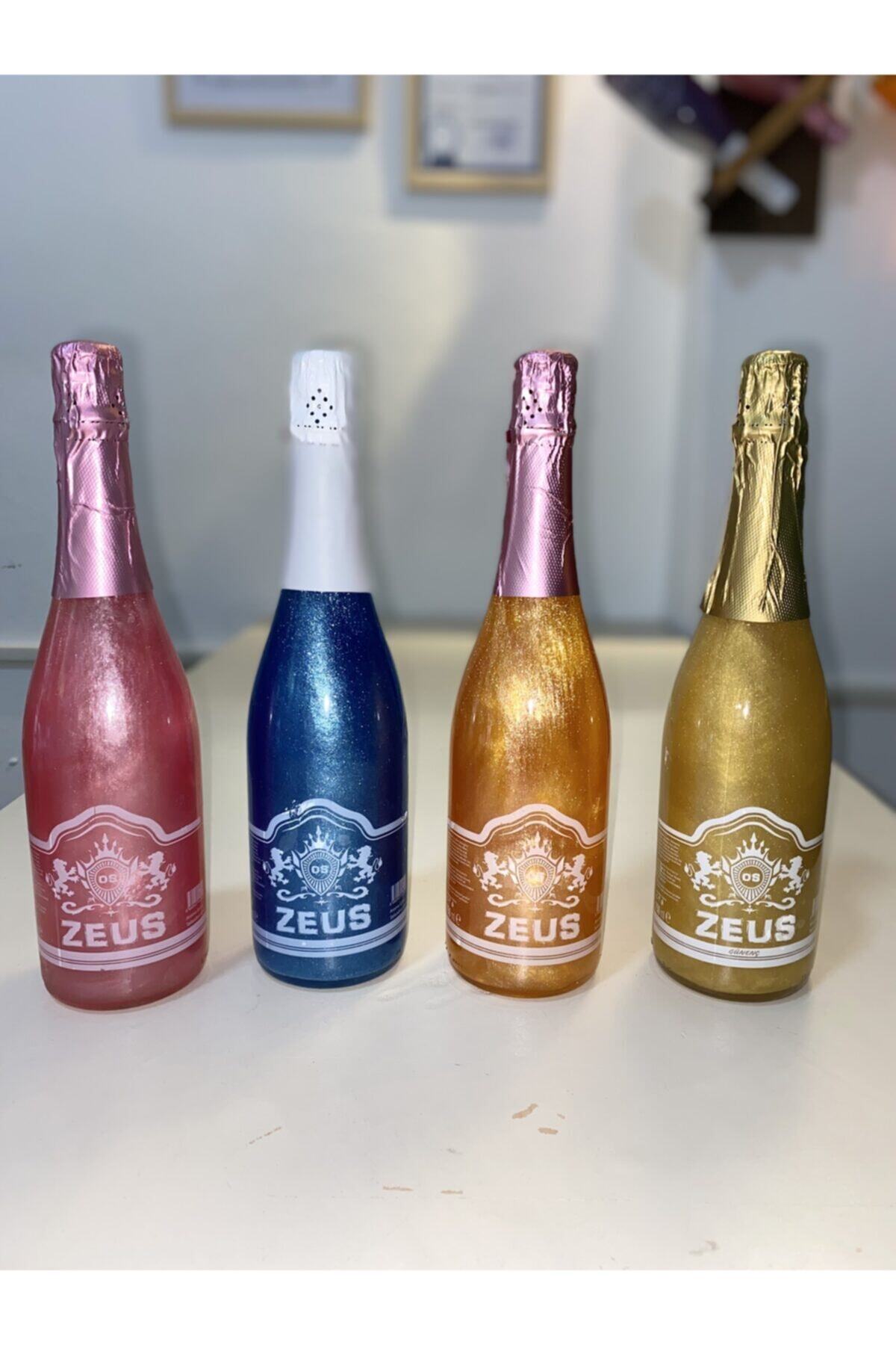 OS ZEUS Simli Çilek Yabanmersini Mango Ve Kavun Aromalı Gazlı İçecek 4 Adet