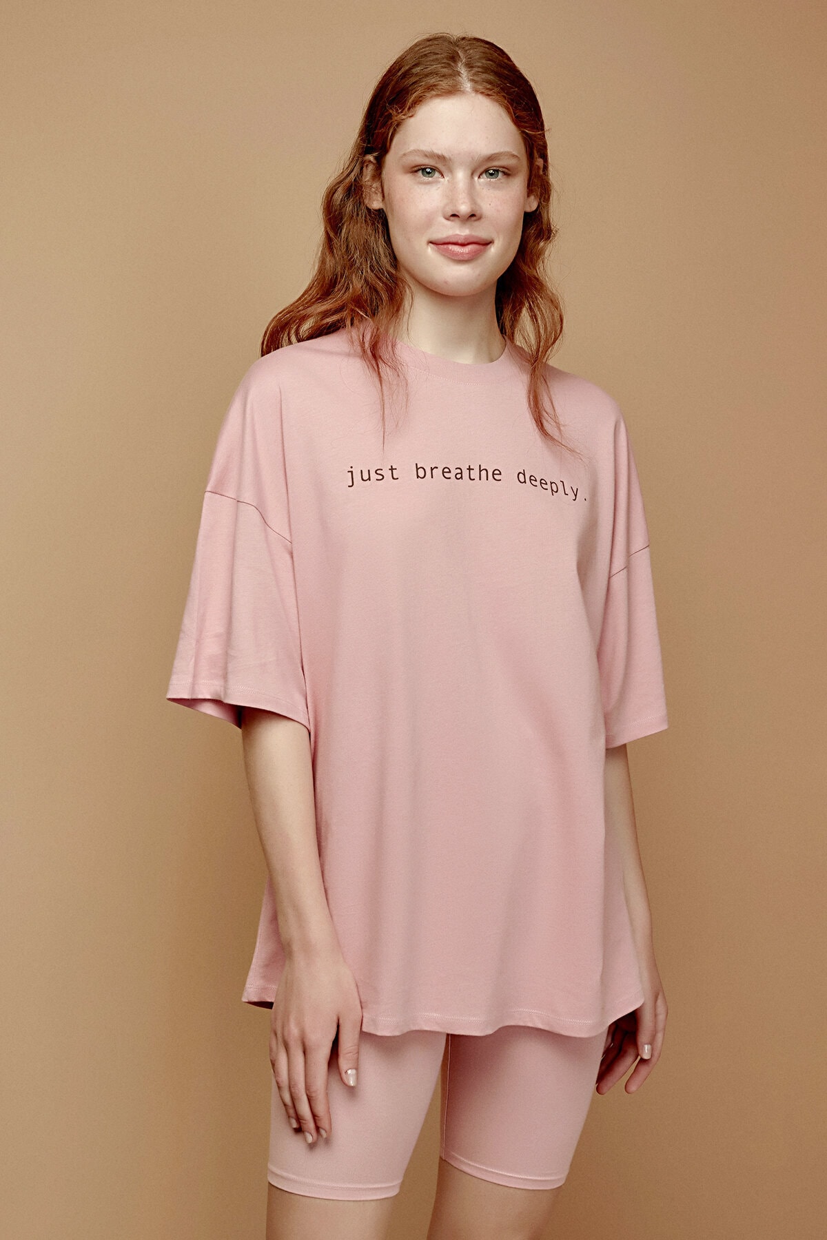 Penti Pink Breathe Biker Şort Takımı