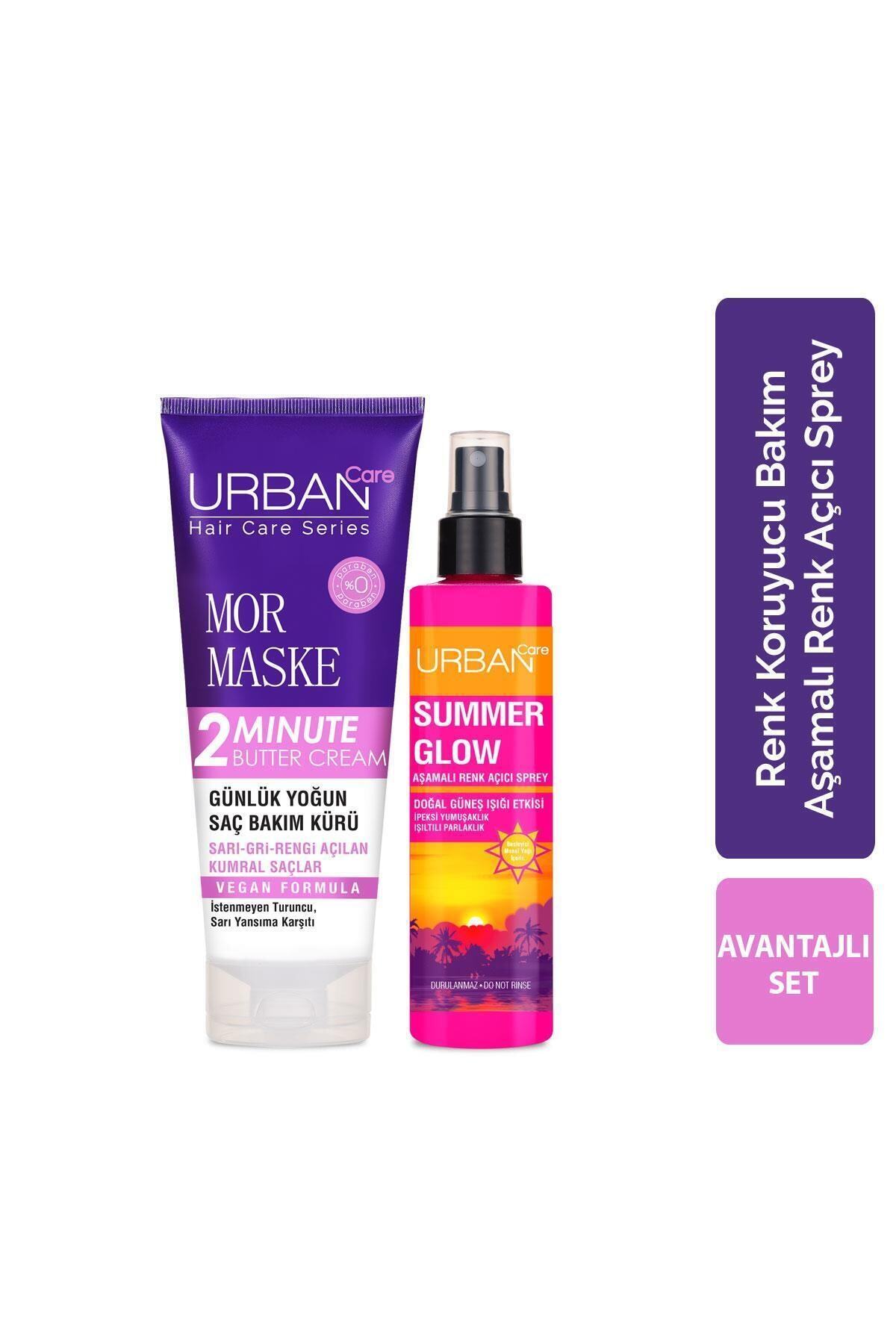 Urban Care Mor Butter Cream & Renk Açıcı Sprey AVANTAJLI SET
