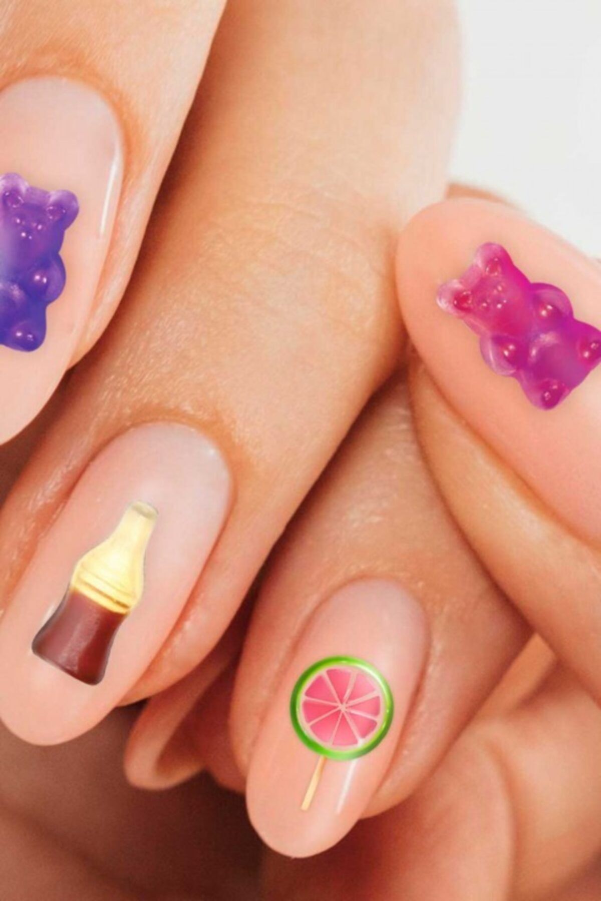 Artikel Şekerlemeler Tırnak Dövmesi Tırnak Tattoo Nail Art  Tırnak Sticker
