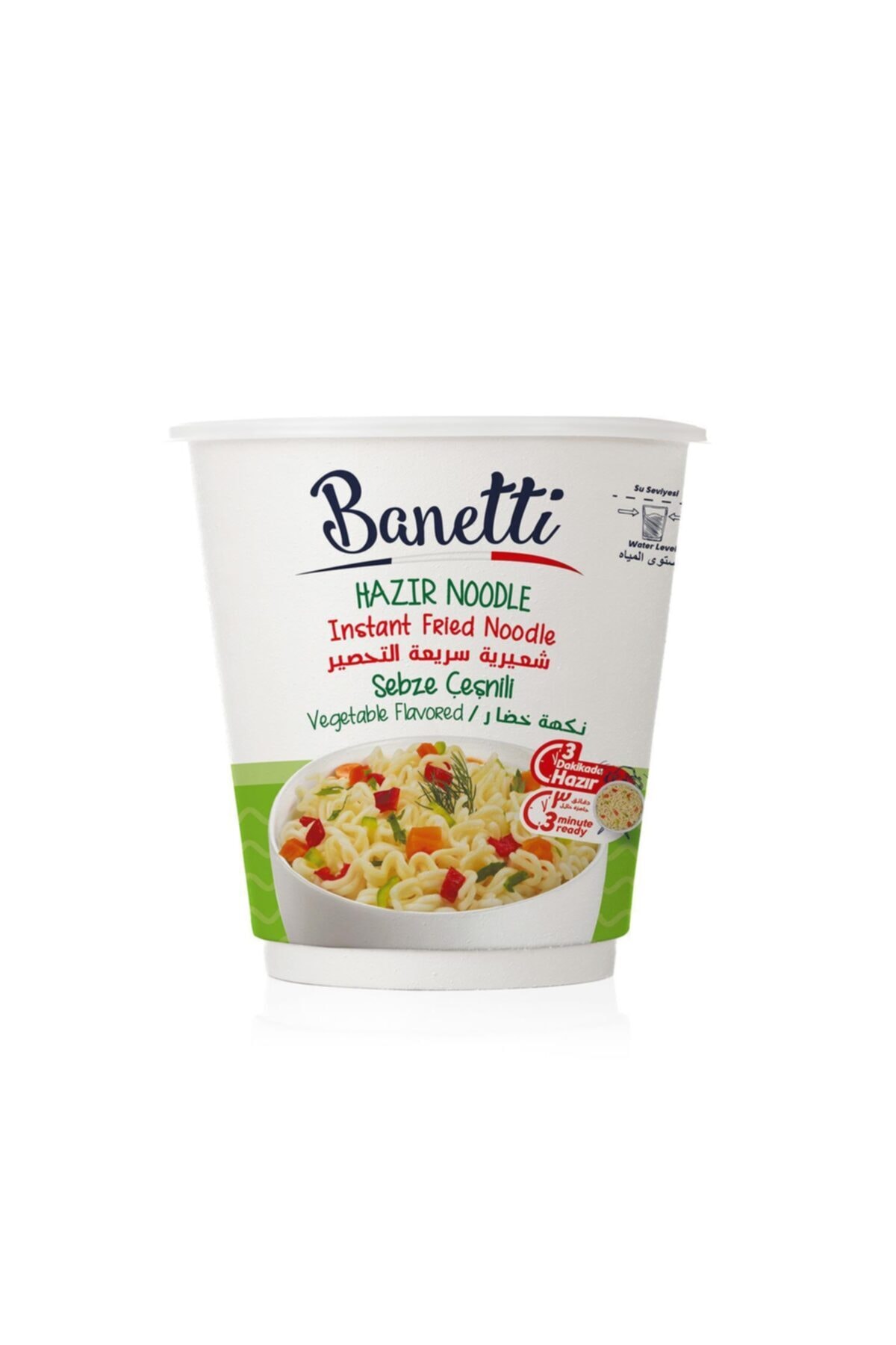 BANETTİ Noodle Sebze Çeşnili Bardak 65 gr