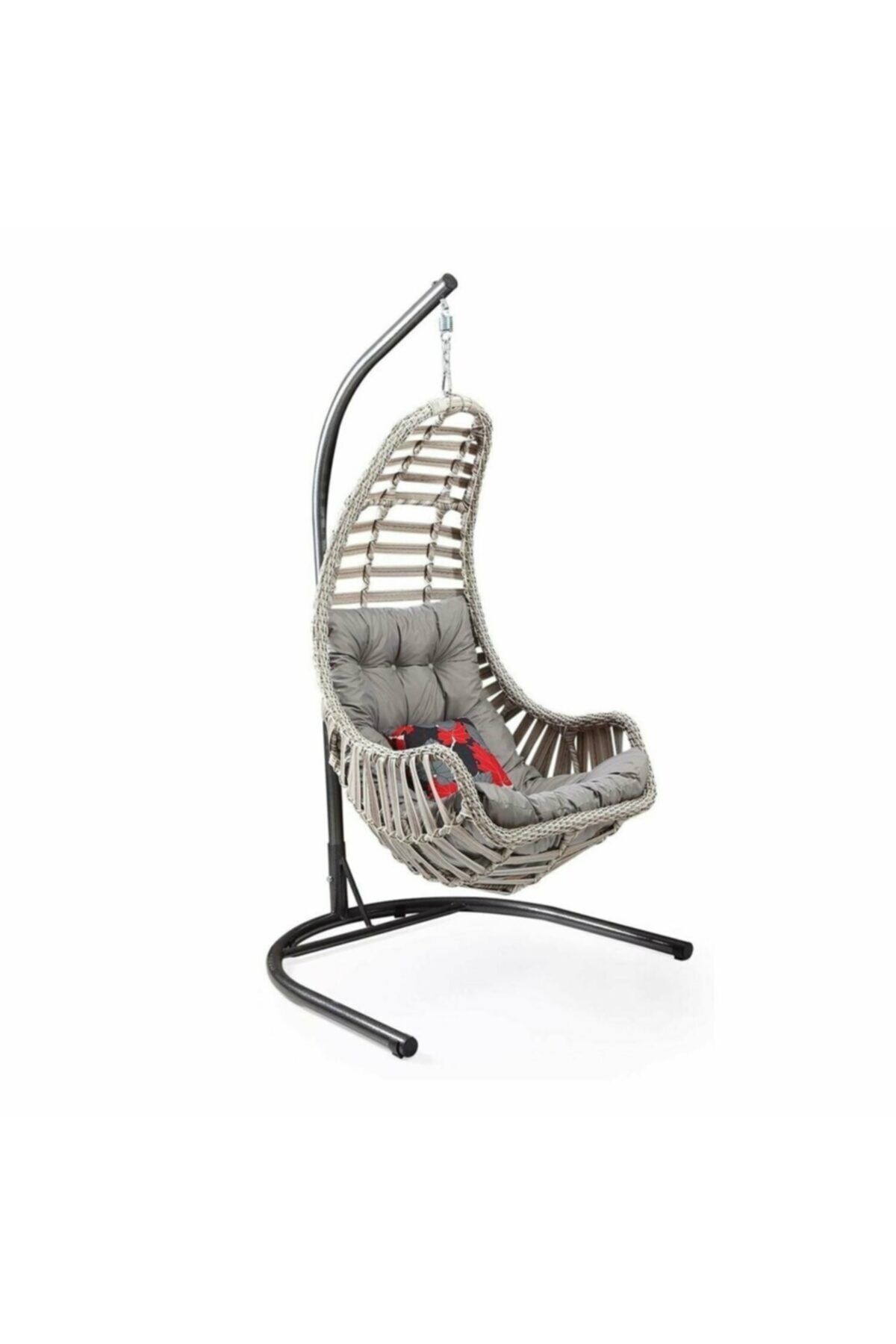 Capri Swing Datça Tekli Rattan Bahçe Balkon Salıncağı