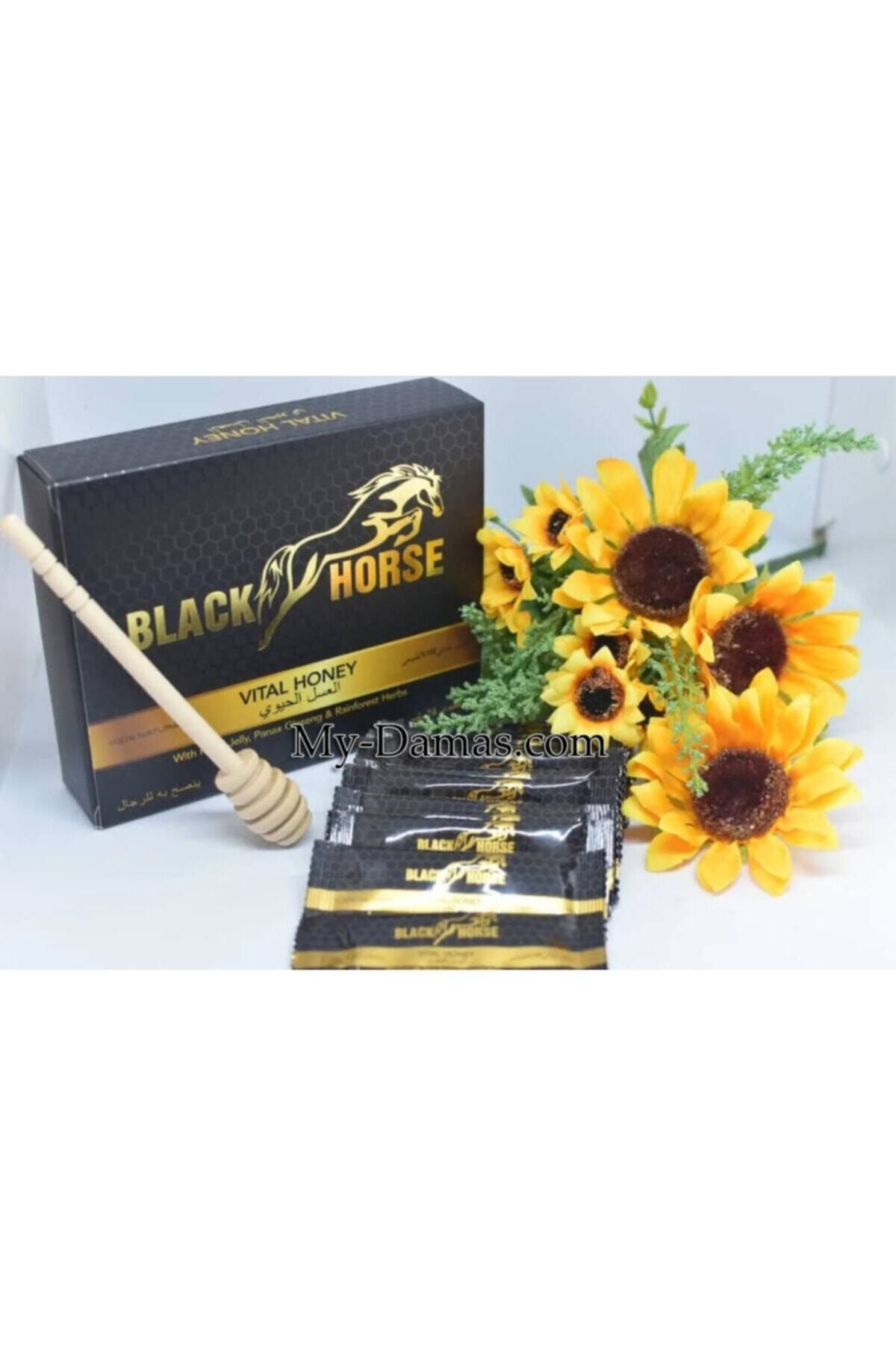 BİZİM YERİMİZ Black Horse Vital Honey 24x10 gram Erkeklere Özel Bitkisel Performans