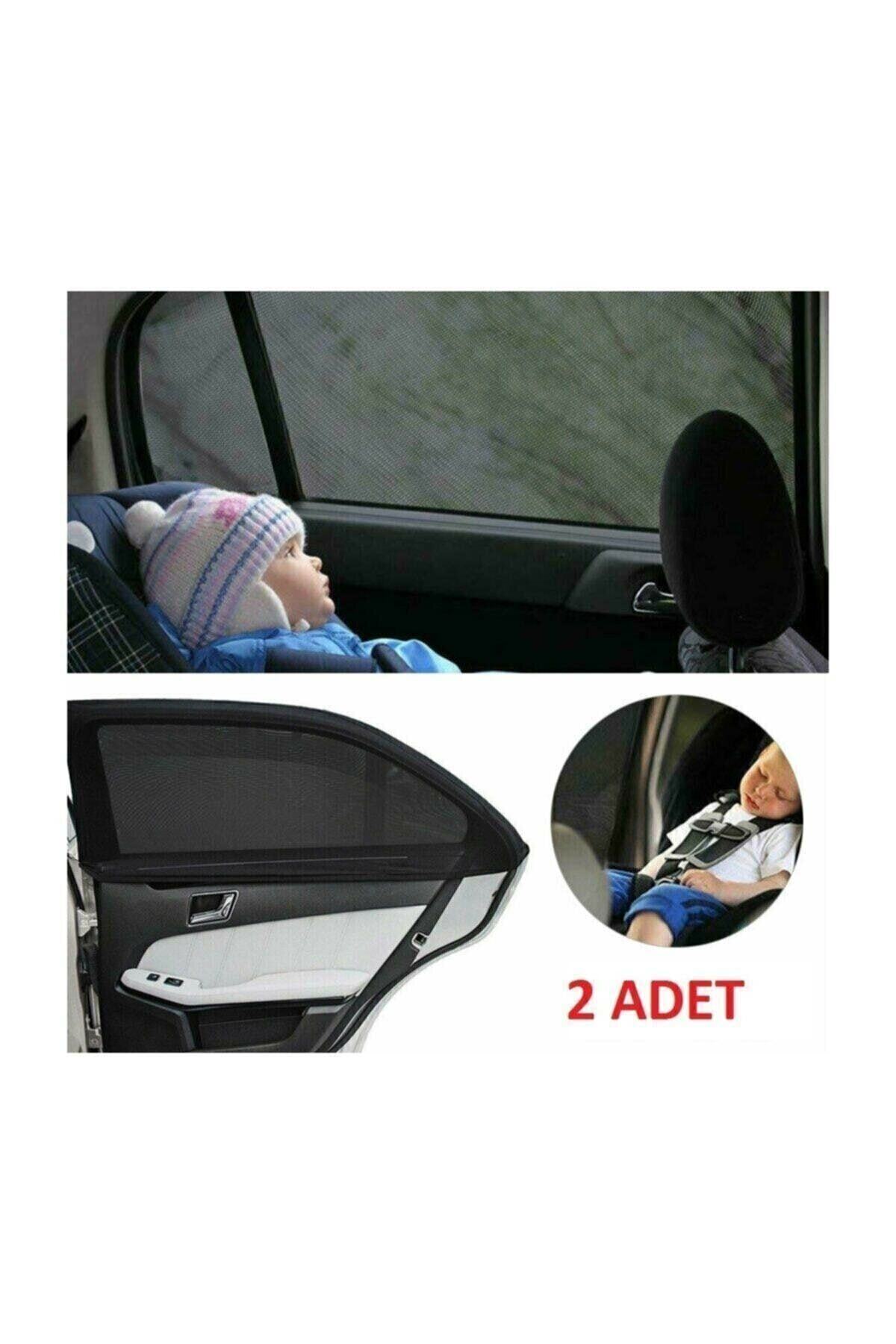 MOPS Peugeot 406 (2004-2010) 2 Adet Oto Yan Cam Perdesi Araba Arka Güneşlik