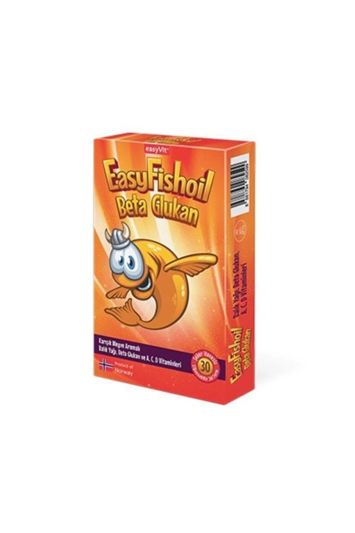 NATURMED Easyvit Easyfishoil Beta Glukan Çiğnenebilir Jel Tablet 30 Tablet