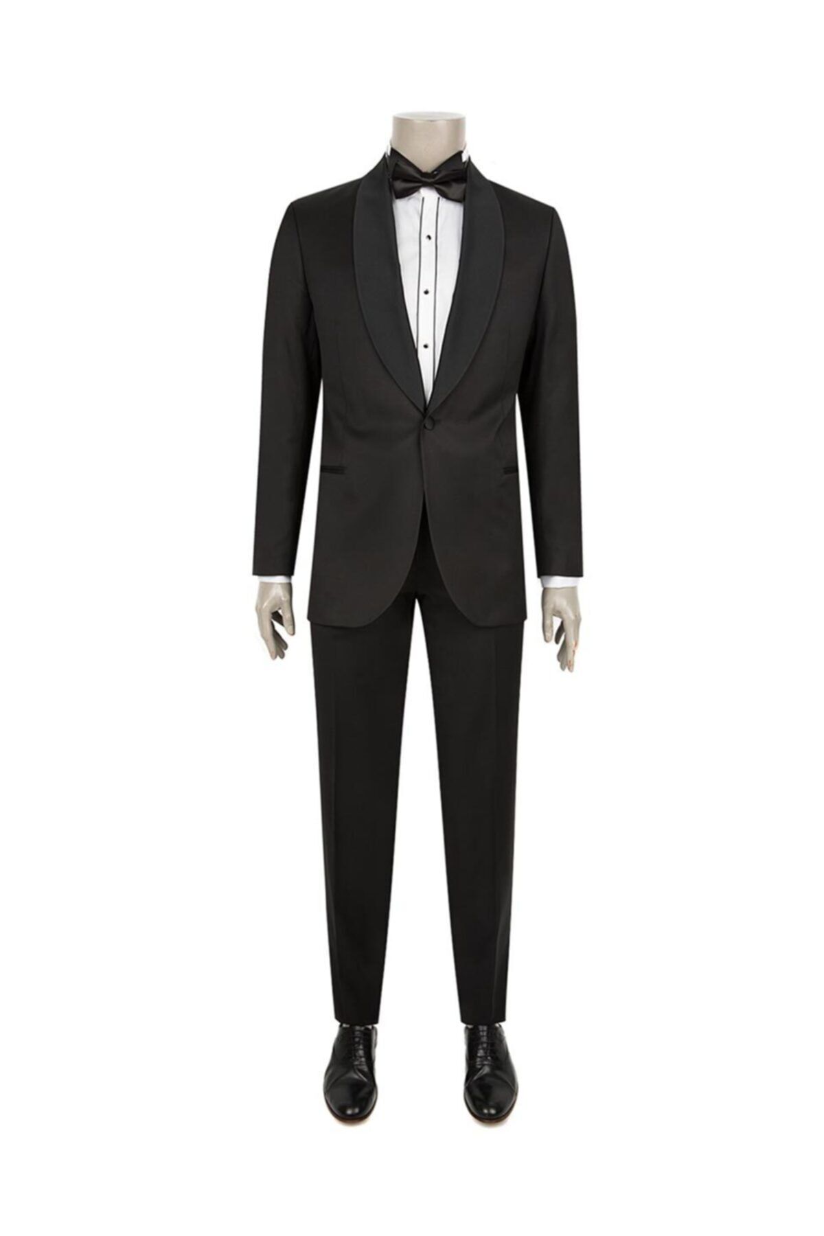 Damat Erkek Damat Regular Fit Siyah Smokin Takım
