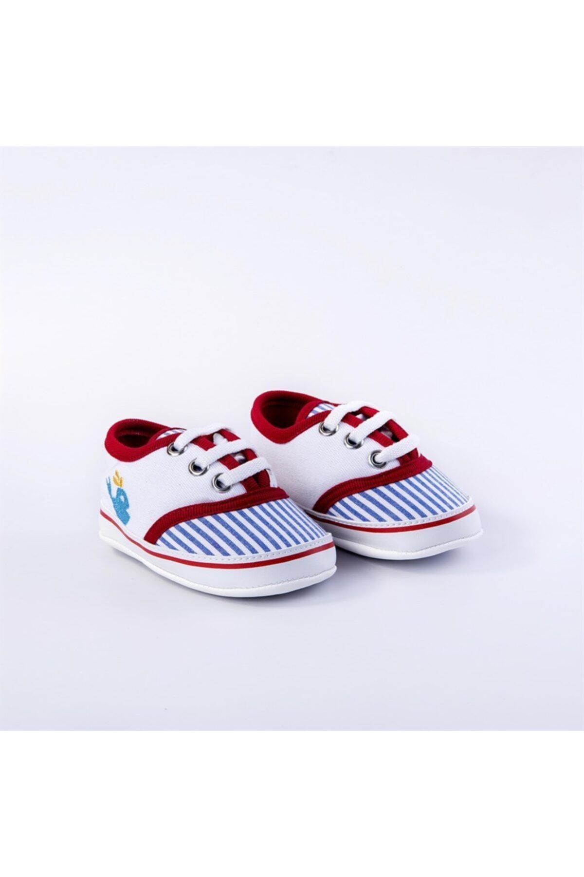First Step Balına Desenli Patik Beyaz
