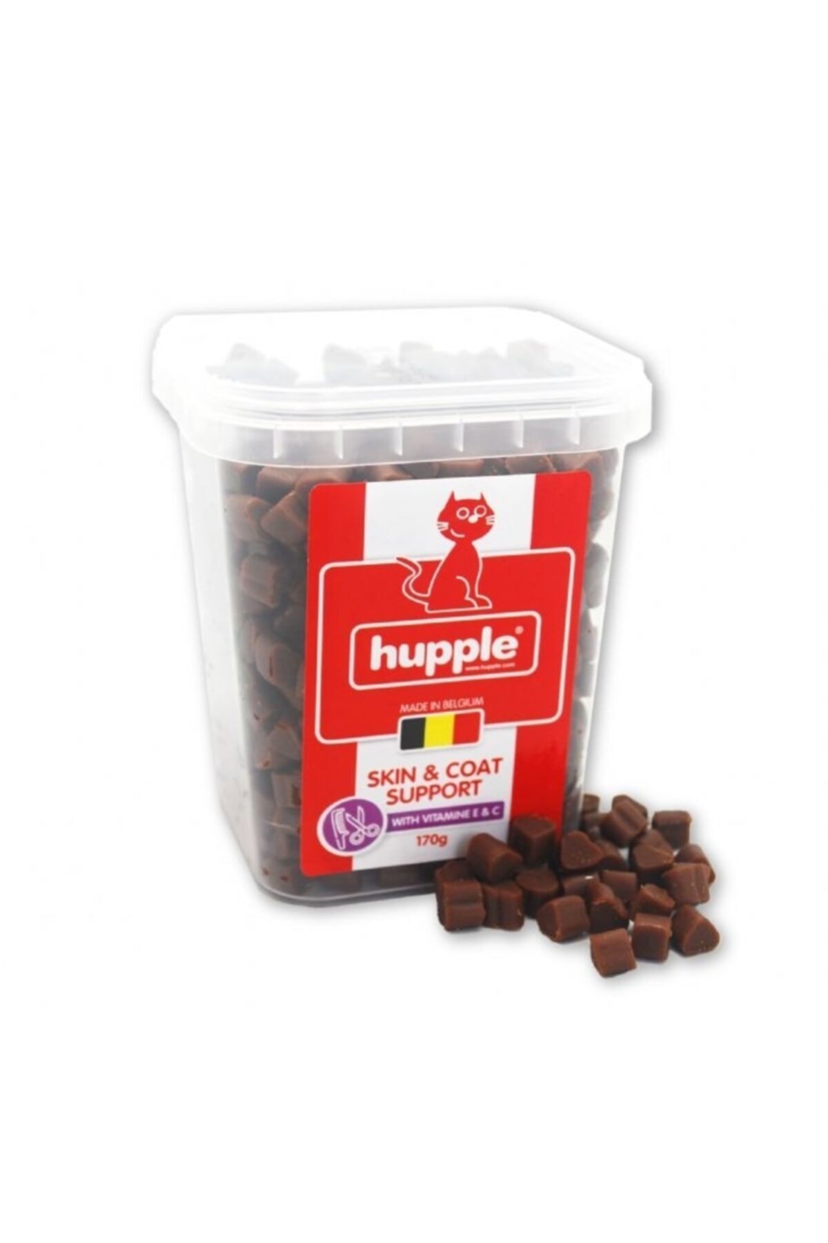 HUPPLE Hpl88206- Tüy Döküm Desteği Kedi Ödül Maması 170 Gram