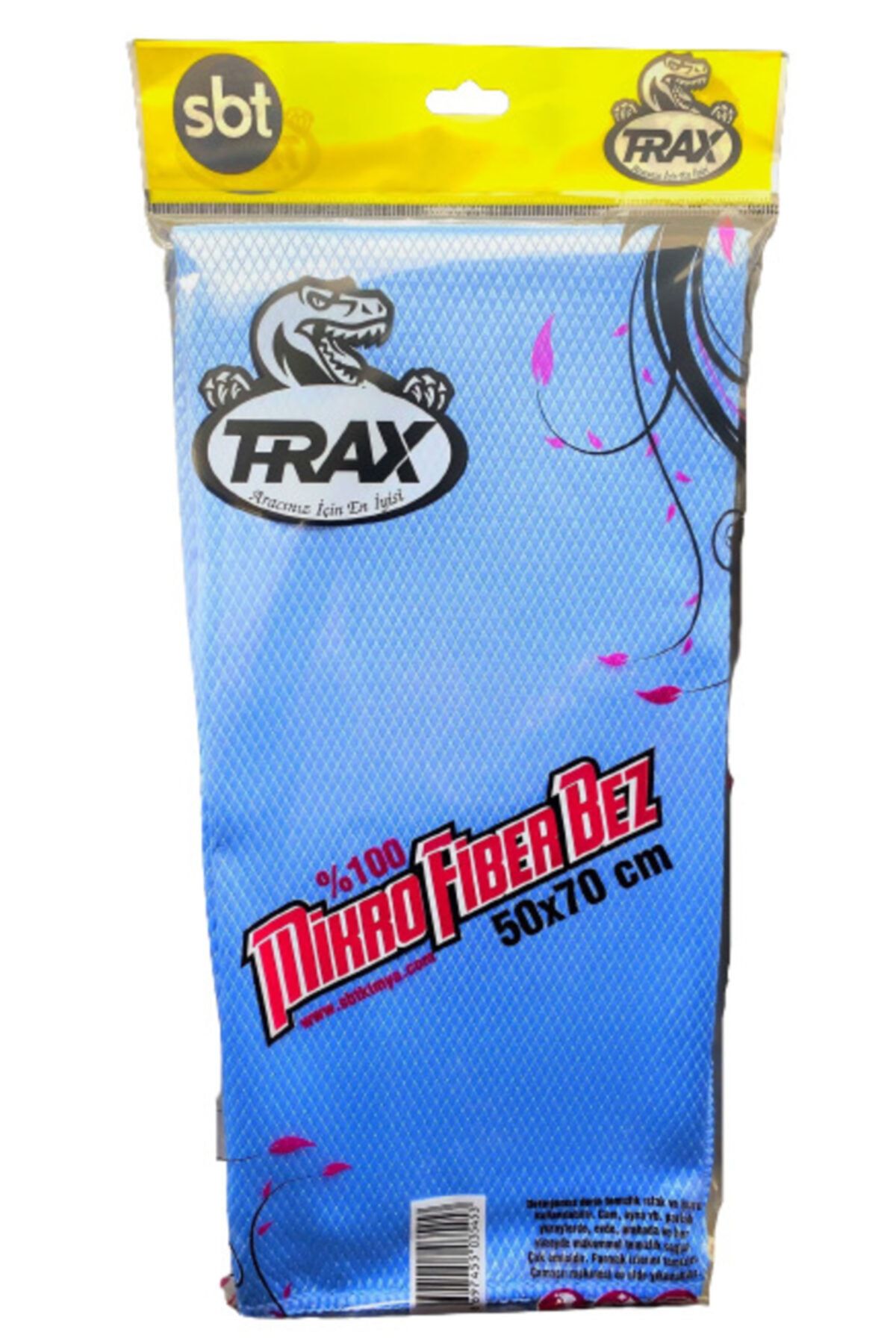 TRAX Oto Araba Cam Ve Temizlik Bezi Nano Teknoloji Mikro Fiber Bez 50x70