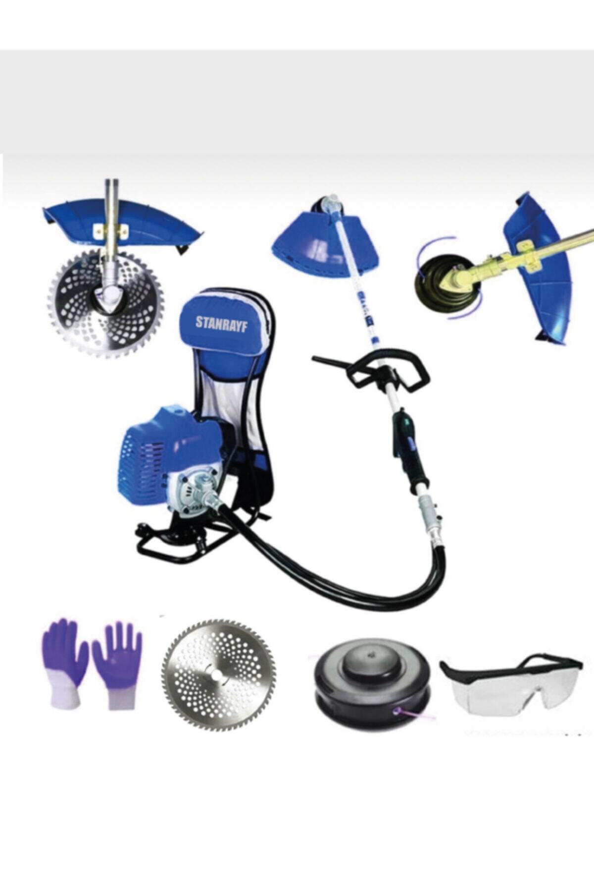 stanrayf Germany Otomatik Şanzumn X-torq 9800 Dcmotor 6,9hp Trbo Benzinli Sırt Tırpan Hava Soğutmalı