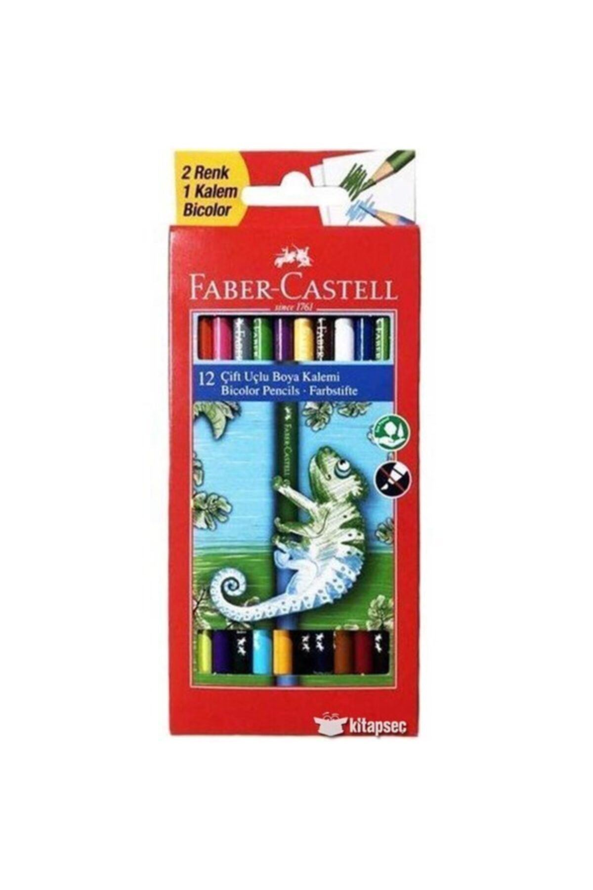 Faber Castell F.c. Boya Kalemi Yerli Çift Uçlu 24r