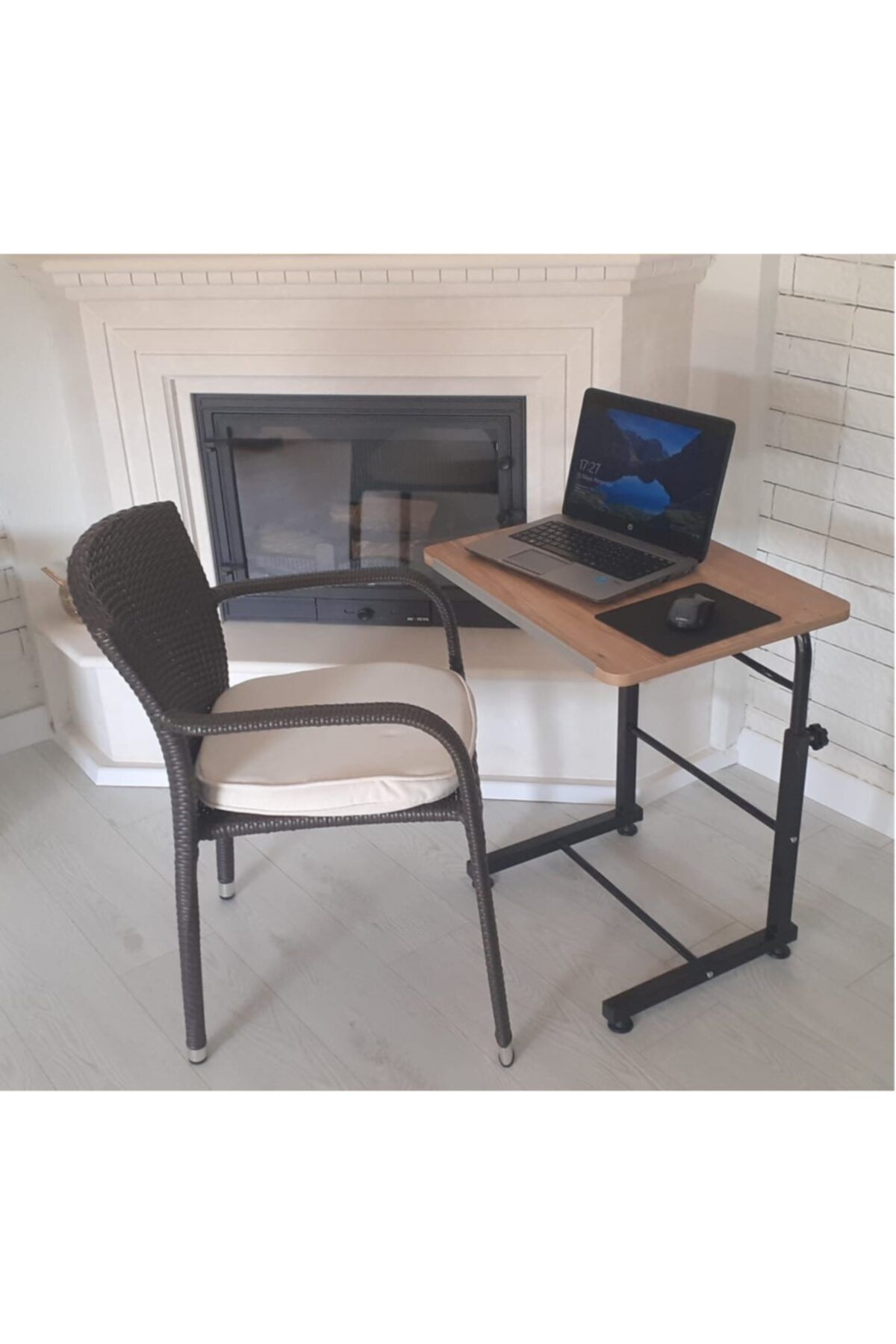 Depolife Koltuk Sehpası Notebook Laptop Bilgisayar Çalışma Masası Yükseklik Ayarlı Akrobat Masa Yatak Yan Seh