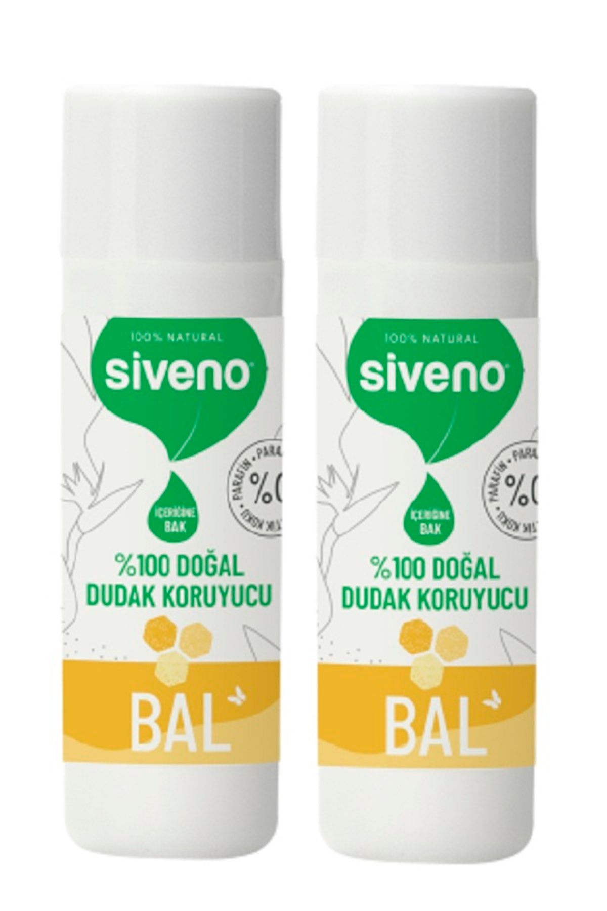 Siveno Dudak Koruyucu Doğal Bal Özlü 2x6 gr