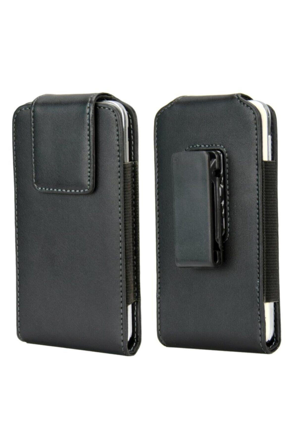 Hayrer Telefon Kılıfı Bel Kemeri Çantası 5-6 Inch 16x8 Siyah