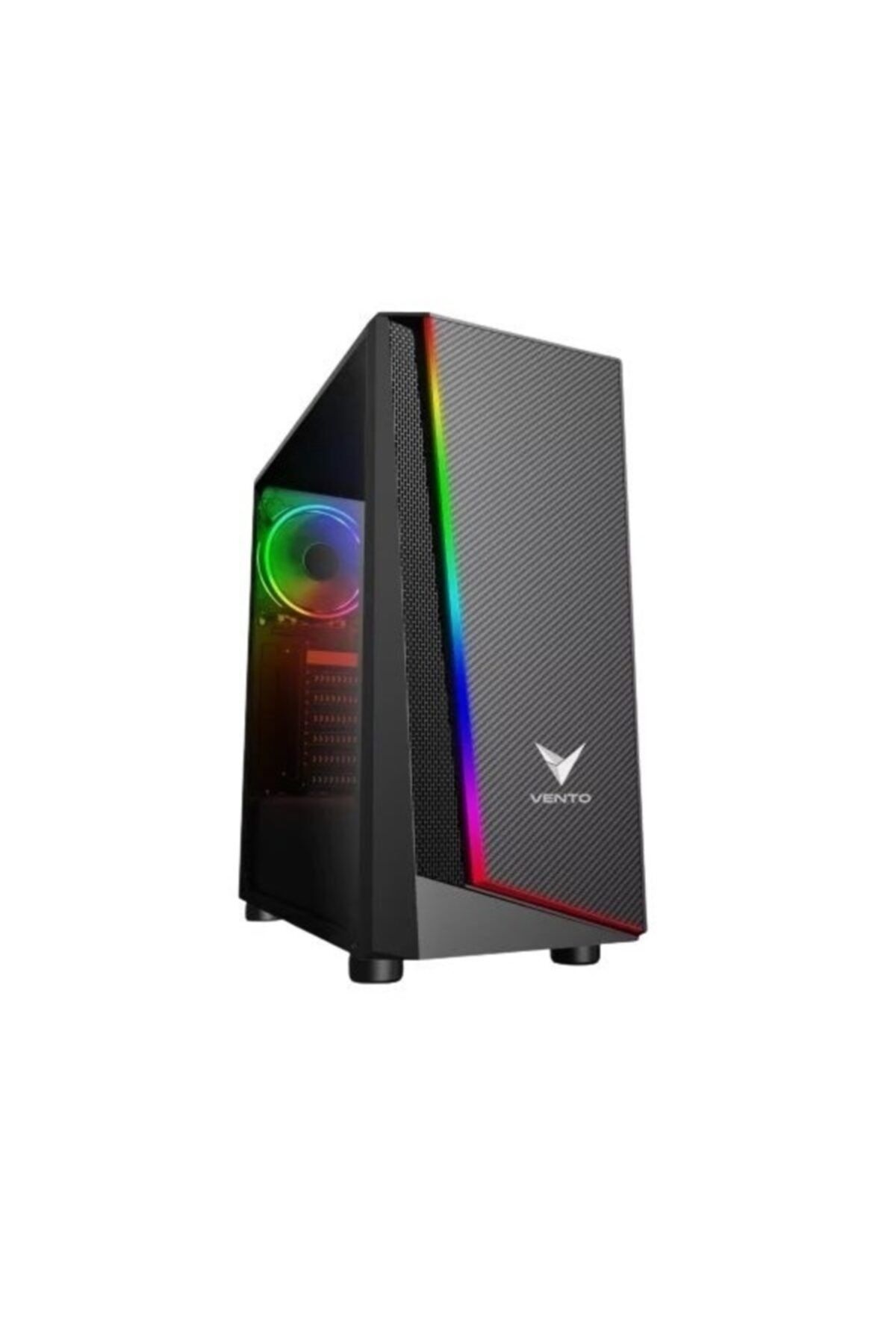 VENTO 600w Vg08fe 3x Rgb Fanlı Mid-tower Gaming Pc Kasası