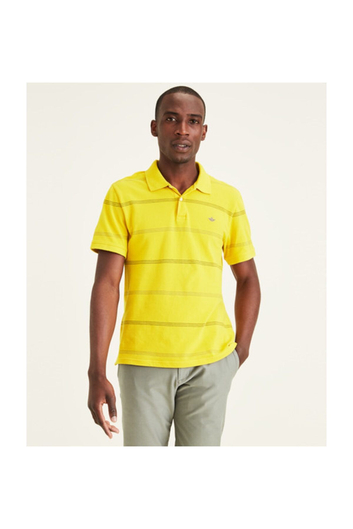 Dockers Erkek ICON POLO CALIB GOLDEN HOT SPOT Polo Yaka T-Shirt A1159-0006