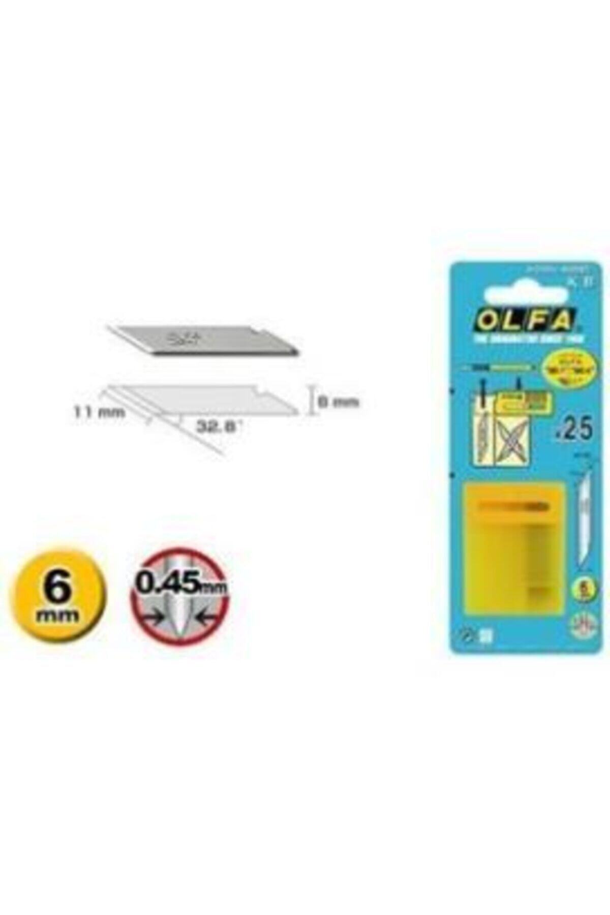 Olfa Maket Bıçağı Yedek 25 Li Kb