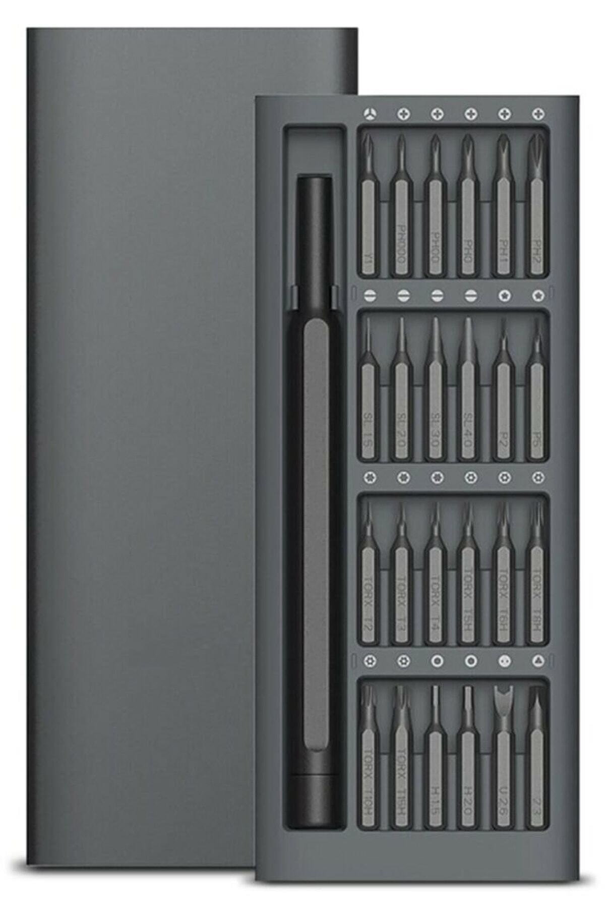 Amasra 24 Parça Çelik Profesyonel Tornavida Seti 24 Parça Tamir Seti, Saat Gözlük Tamir Seti