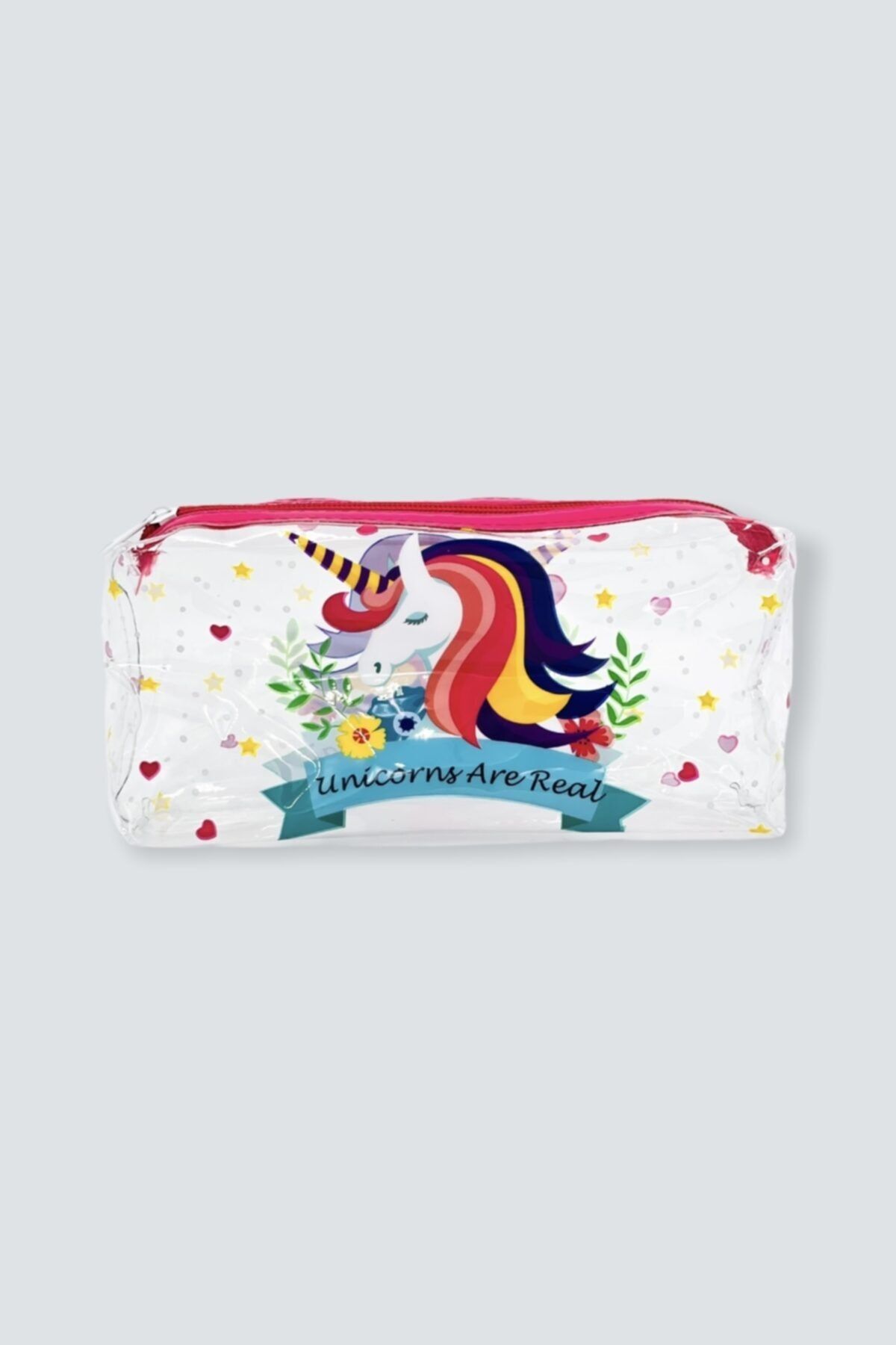 EFBUTİK Şeffaf Unicorn Kalemlik