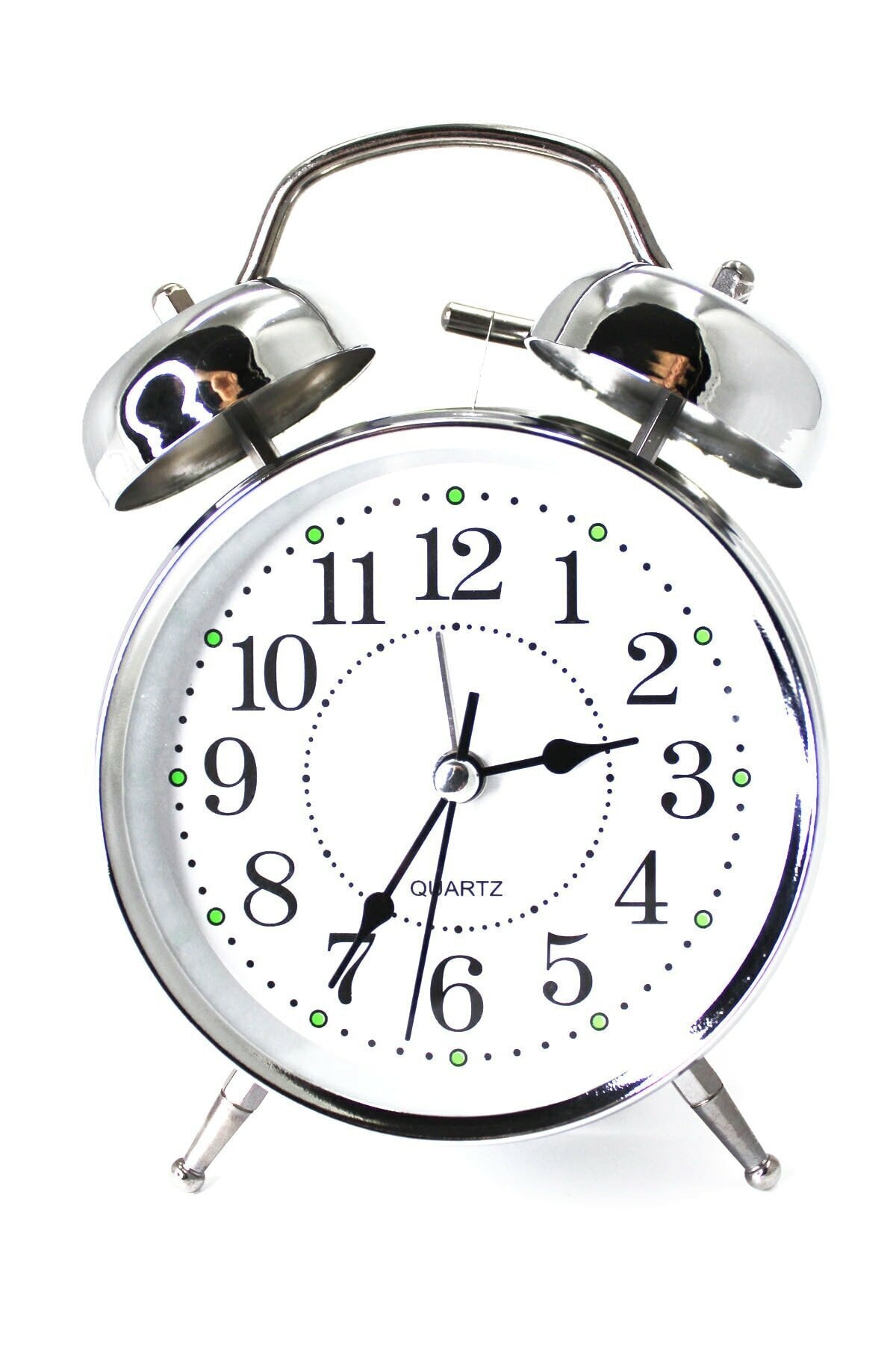 Raicon Gümüş Çalar Saat (büyük Boy Işıklı Ve Alarmlı)