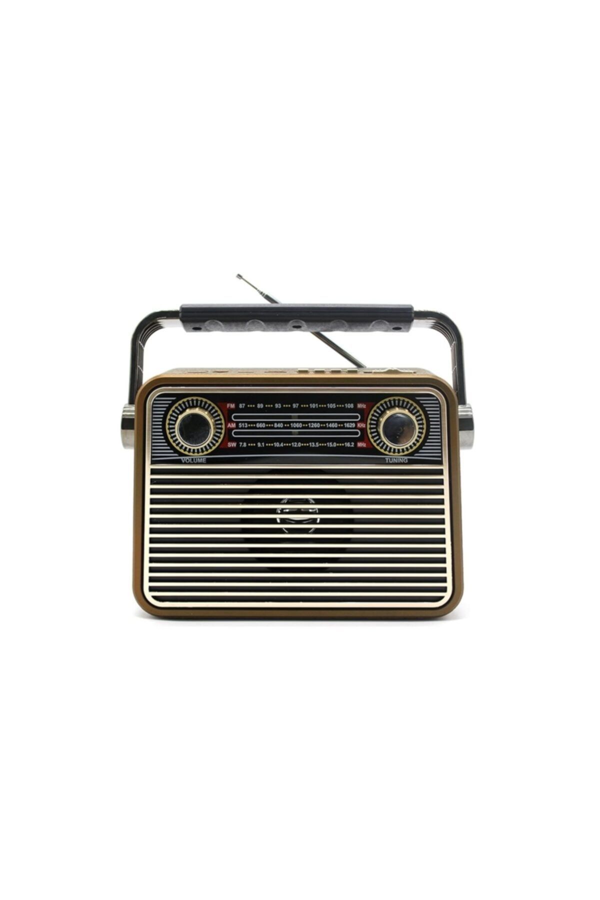 TOPTANB2B Meier M-180bt Şarjlı Nostaljik Bluetooth Fm Radyo Usb Sd Mp3