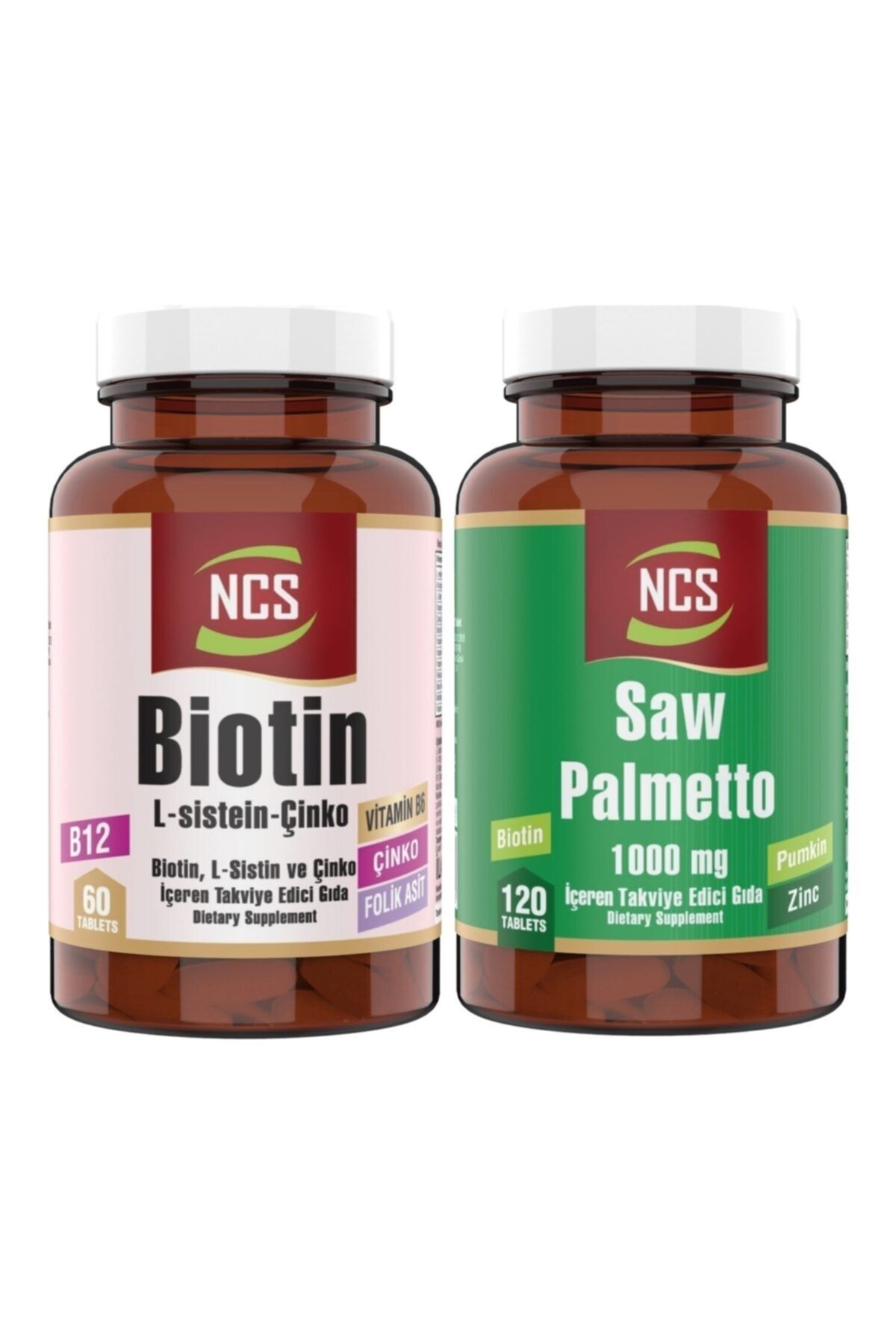 NCS Saw Palmetto 120 Tablet Biotin Çinko 60 Tablet