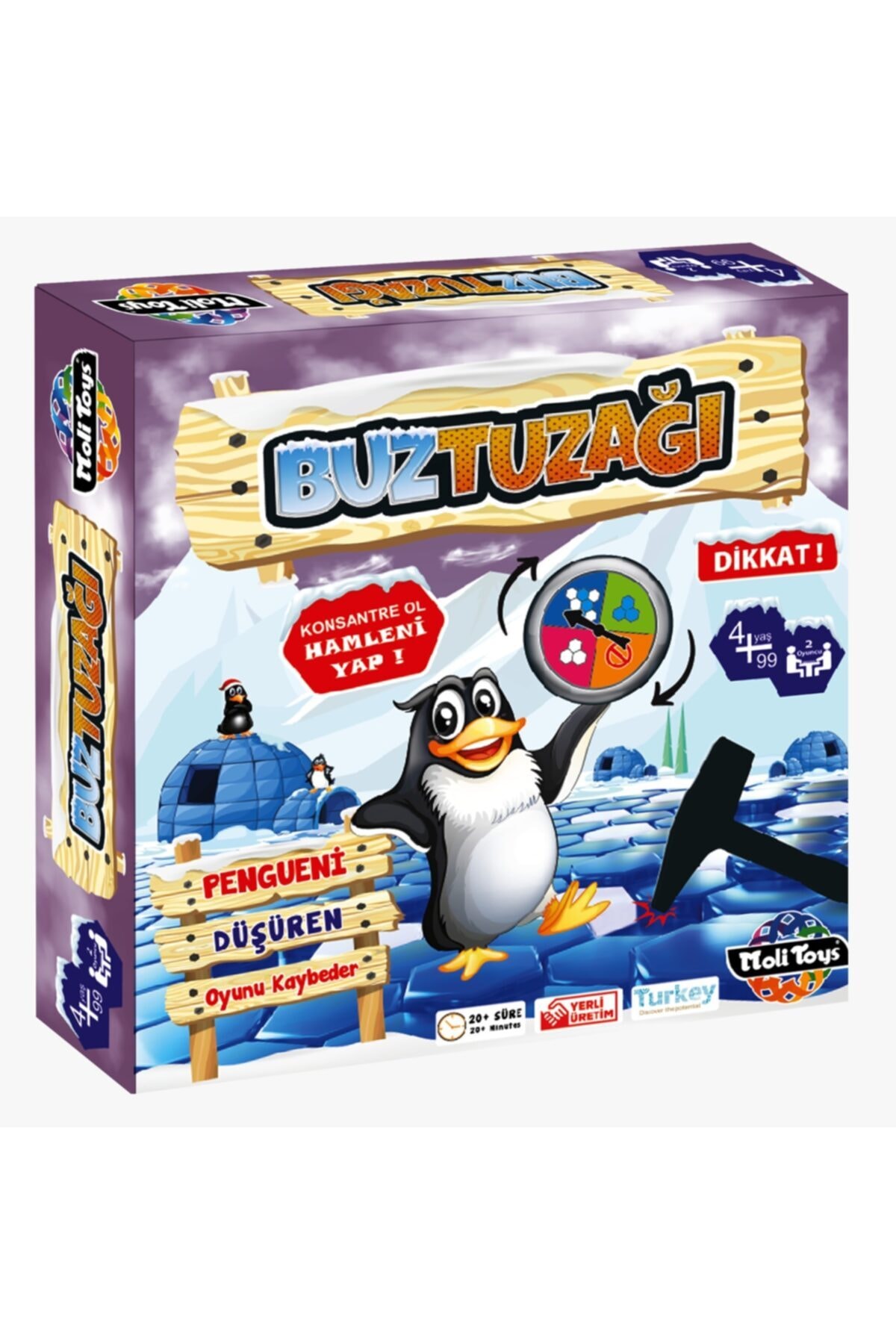 Bundera Penguen Buz Tuzağı Buz Kalesi Buz Kırma Oyunu Eğlenceli Aile Oyunu