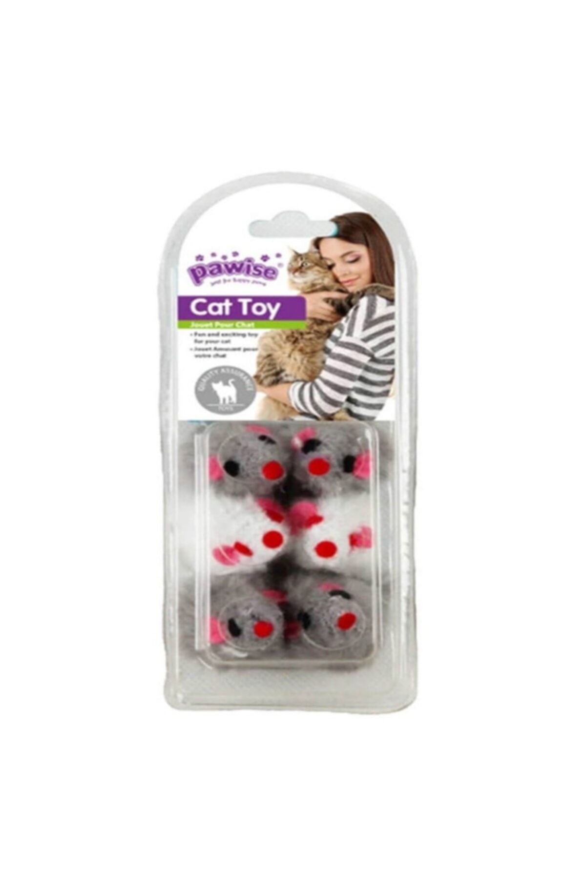 Pawise Peluş Fare Kedi Oyuncağı 6 lı