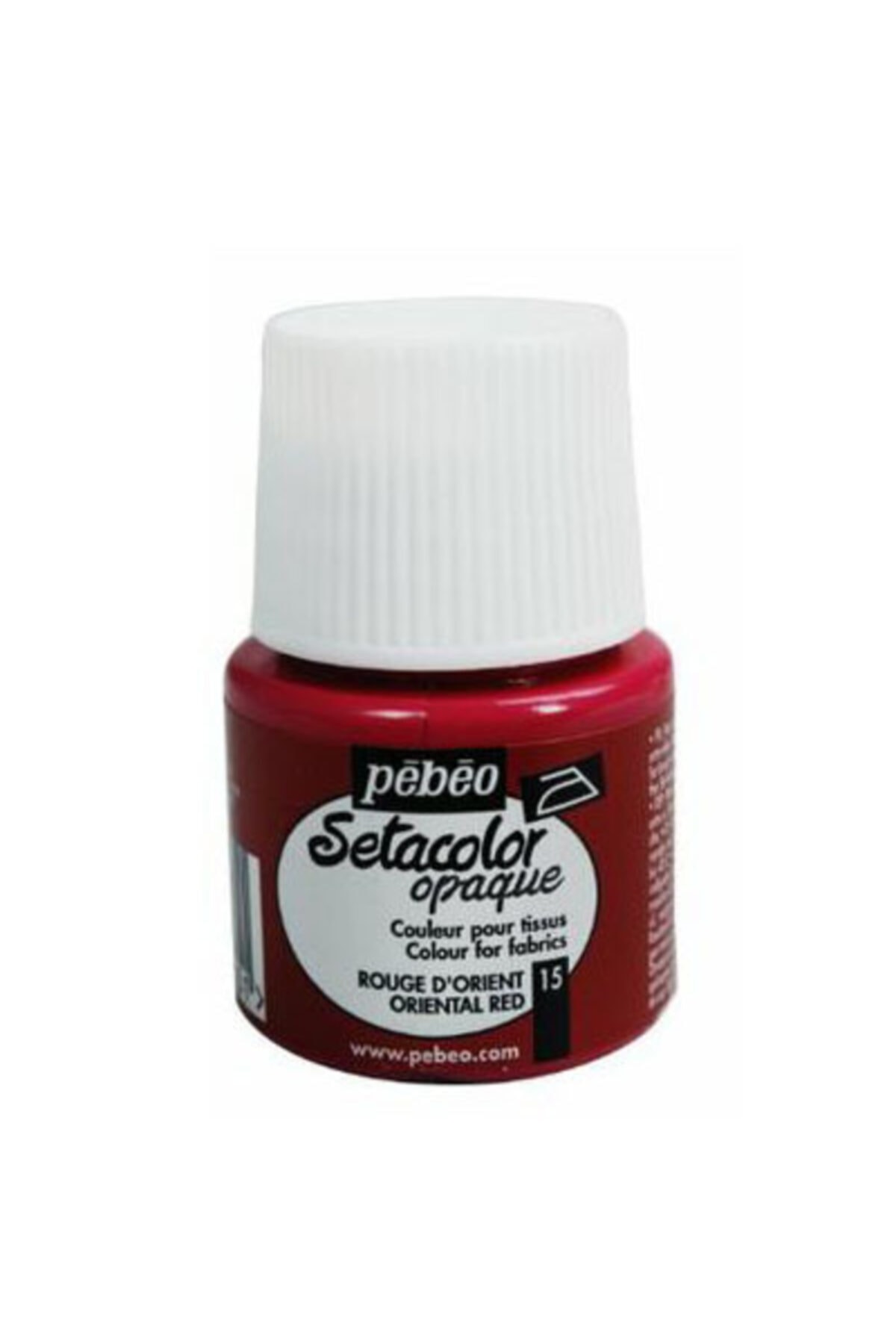 Pebeo Setacolor Opak Kumaş Boyası 45ml N:15 Oriental Red