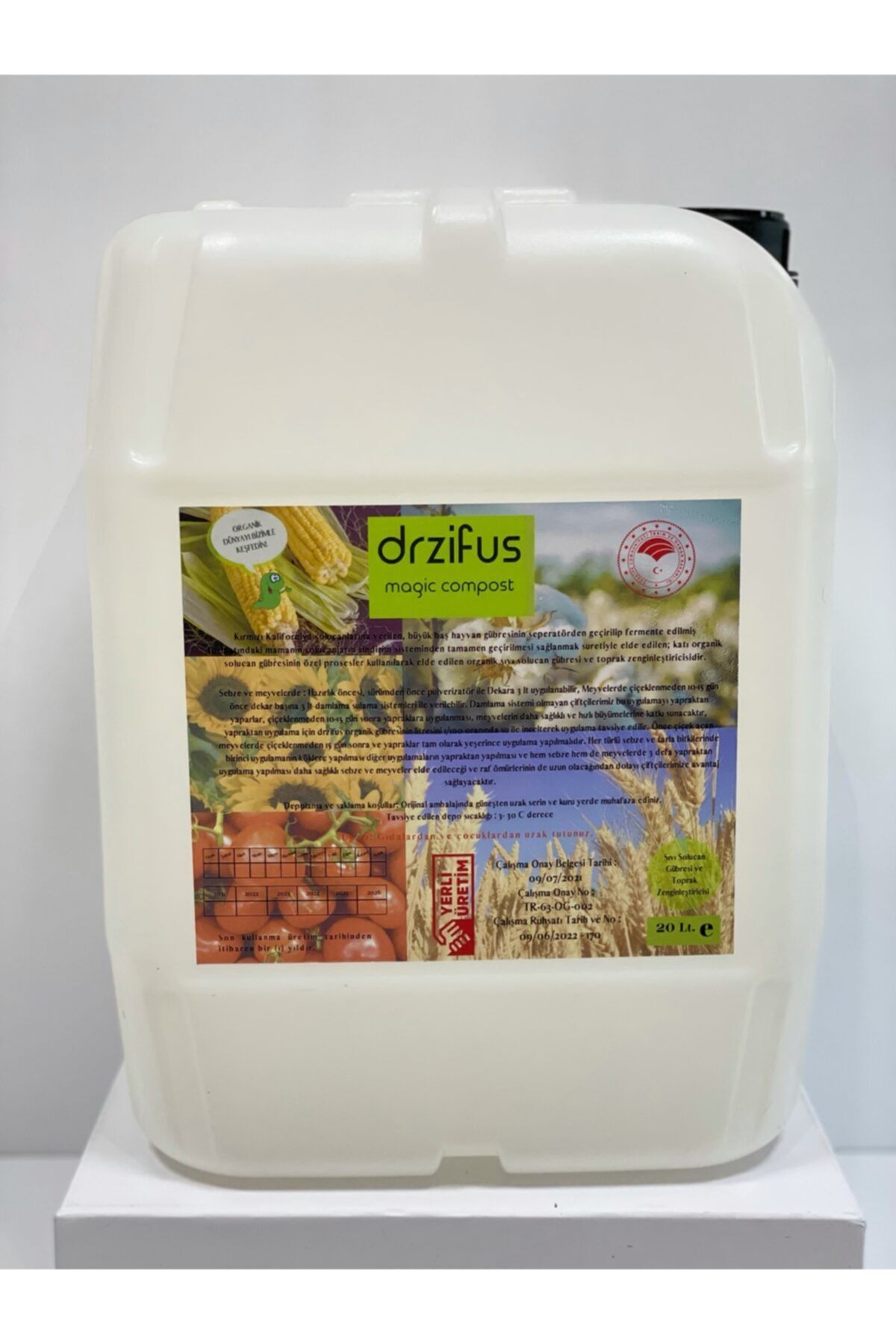 drzifus 20 Litre Organik Sıvı Solucan Gübresi Ve Toprak Zenginleştiricisi 48 Tl Değerinde Sürpriz Hediyemiz.