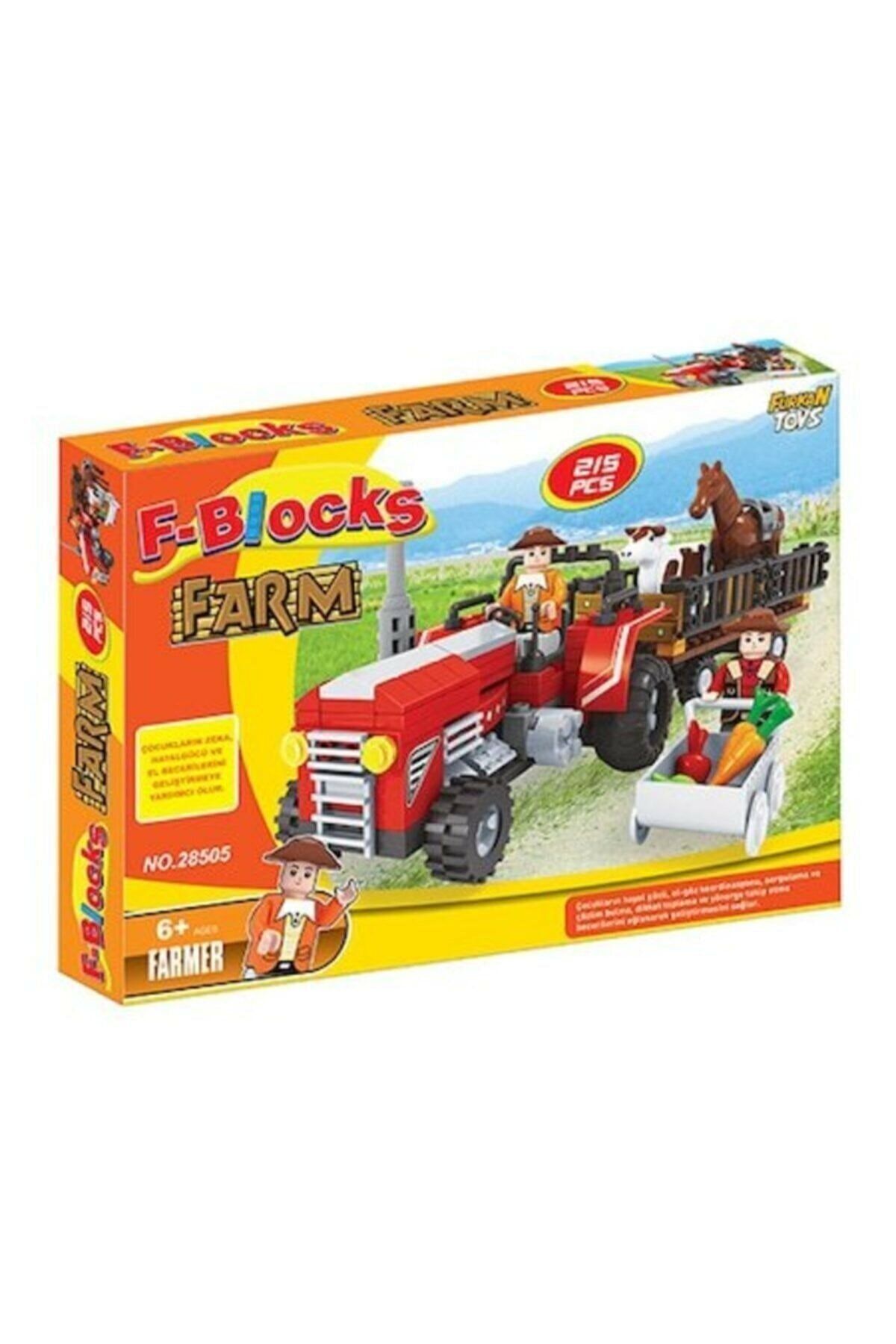 Furkan F-blocks Lego Çiftlik Seti 215 Parça