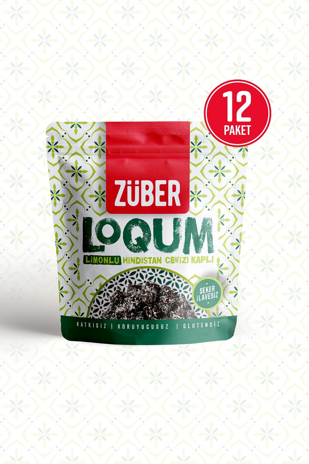 Züber Loqum Limonlu - 12 Adet X 48gr