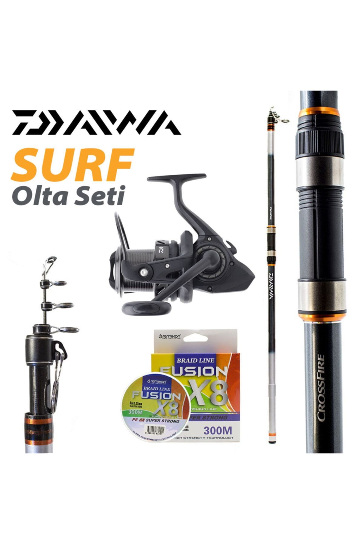 DAIWA Teleskobik Surf Olta Seti