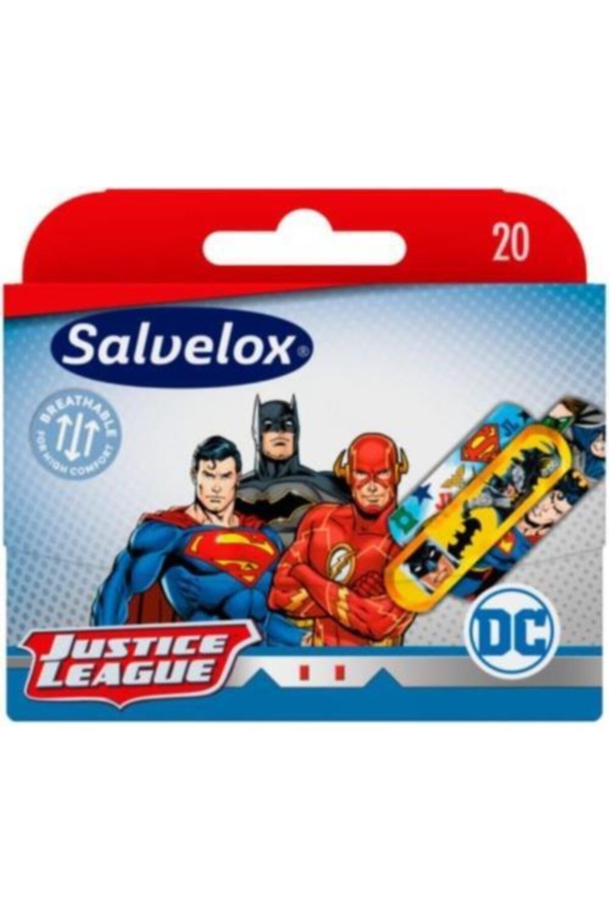 Salvelox Justice Leage Figürlü Yara Bandı 20li