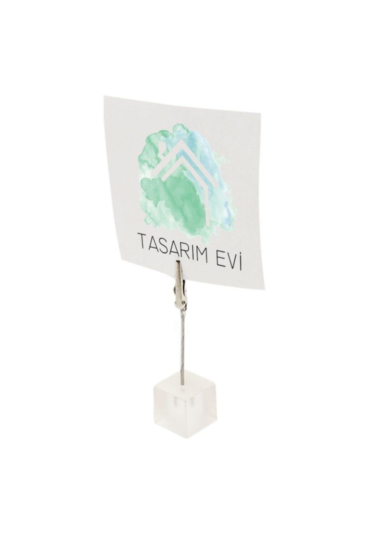 Tasarım Evi Metal Not Tutucu Metal Kıskaç Notluk Not Tutacağı