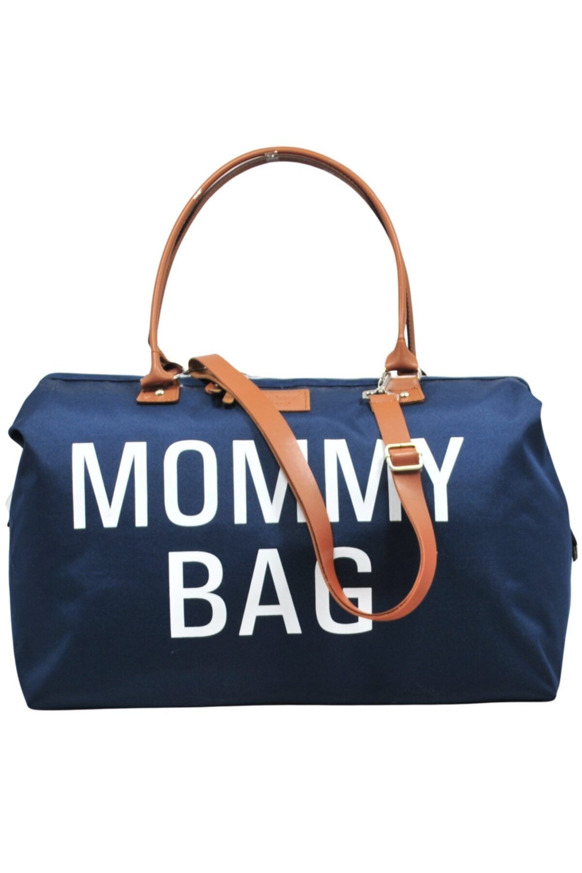 Babysi Mommy Bag Tasarım Lacivert Baby Anne Bebek Bakım Ve Kadın Çantası