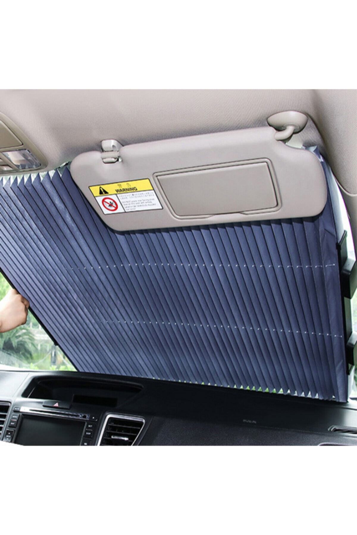 Ally Mobile Ally 65cm Araç Ön Cam Güneşlik Otomatik Geri Çekilebilir Katlanabilir