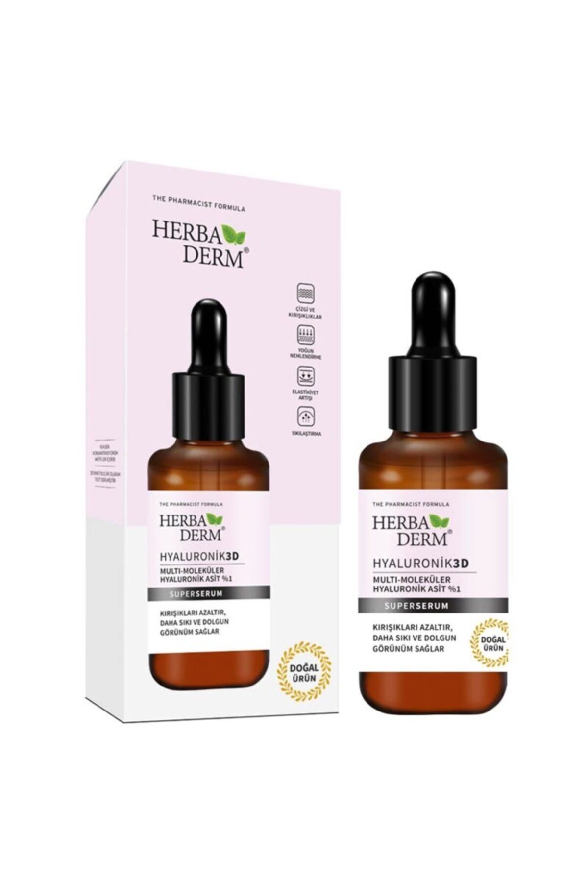 Herbaderm Hyaluronik 3d Superserum Yüz Serumu 30 ml