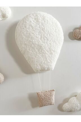 Bebek&Çocuk Odası Aksesuar TEDDY KUMAŞ  İç Dolgulu Peluş Balon Kraft İpli Image 0