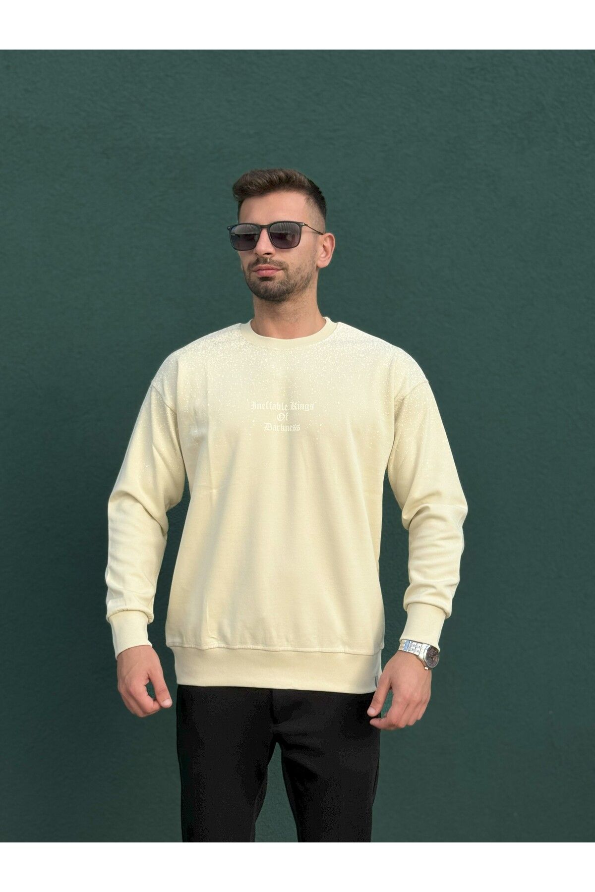 Jacob Jack Desenli ErkekSweatshirt