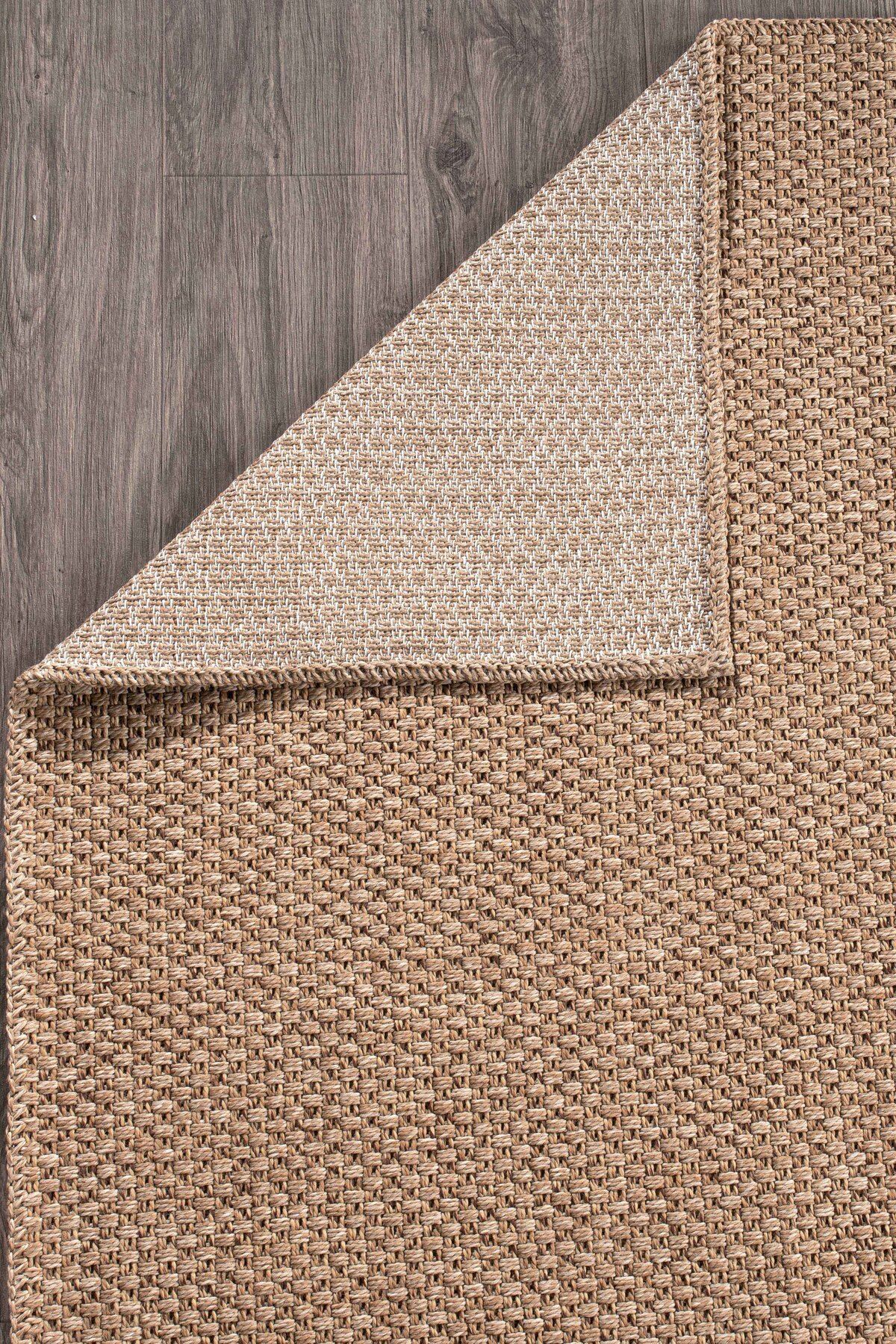 Rusticana 3101 Naturel Jüt Halı Modern Örme Kilim