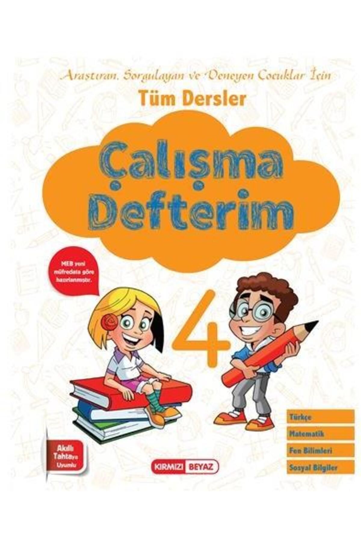 Kırmızı Beyaz Yayınları4.Sınıf Tüm Dersler Ça...