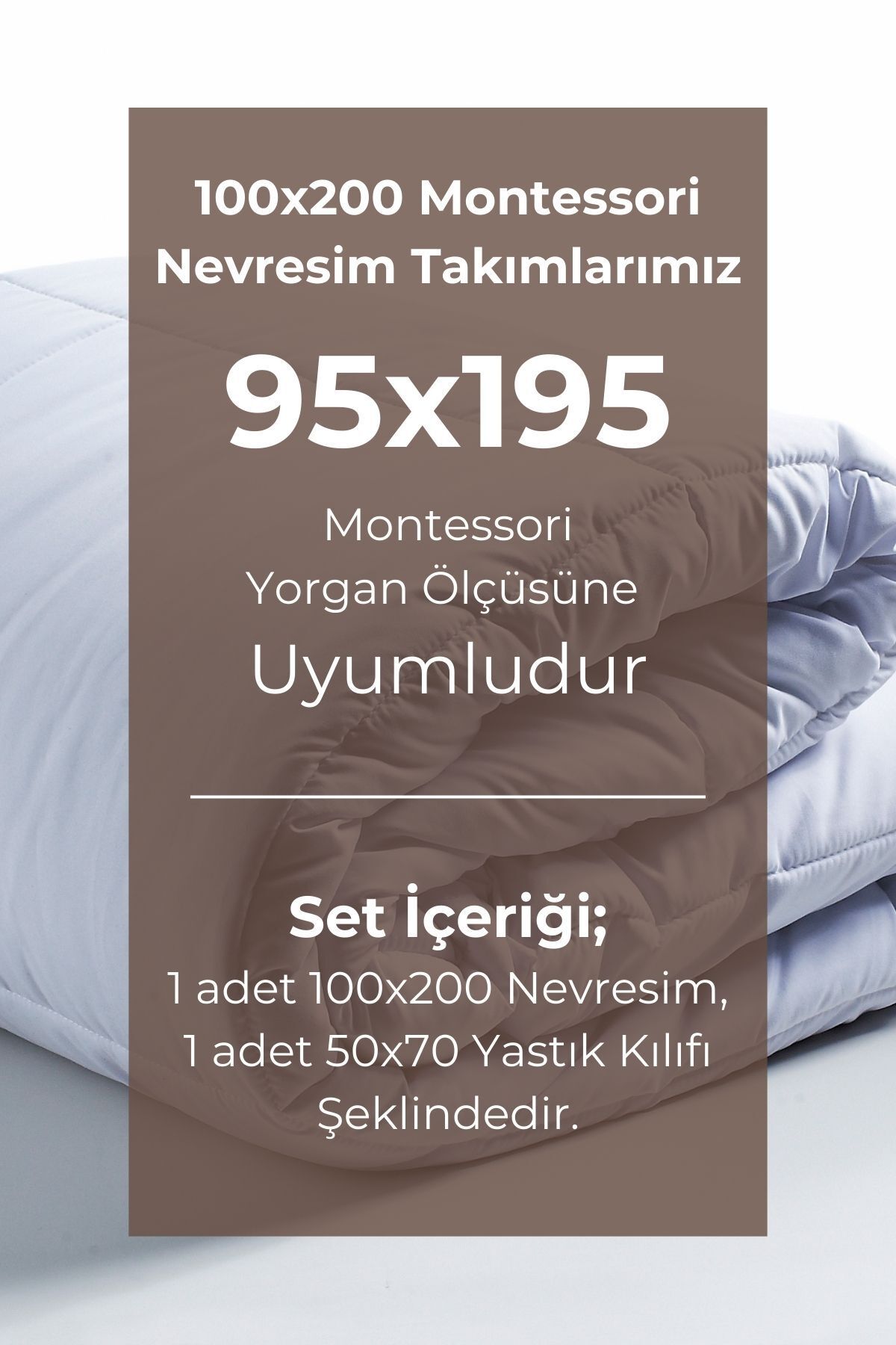 Montessori Nevresim Takımı (100x200) | Boho Rainbow