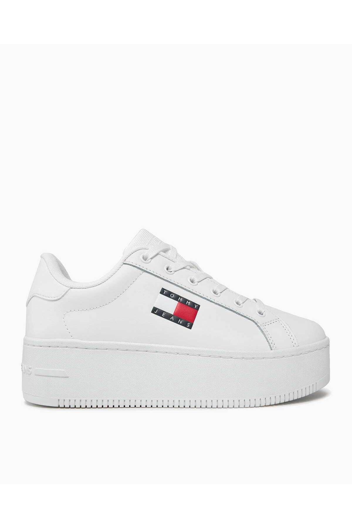 Tommy Hilfiger Kadın MarkaLogolu Platform Top...