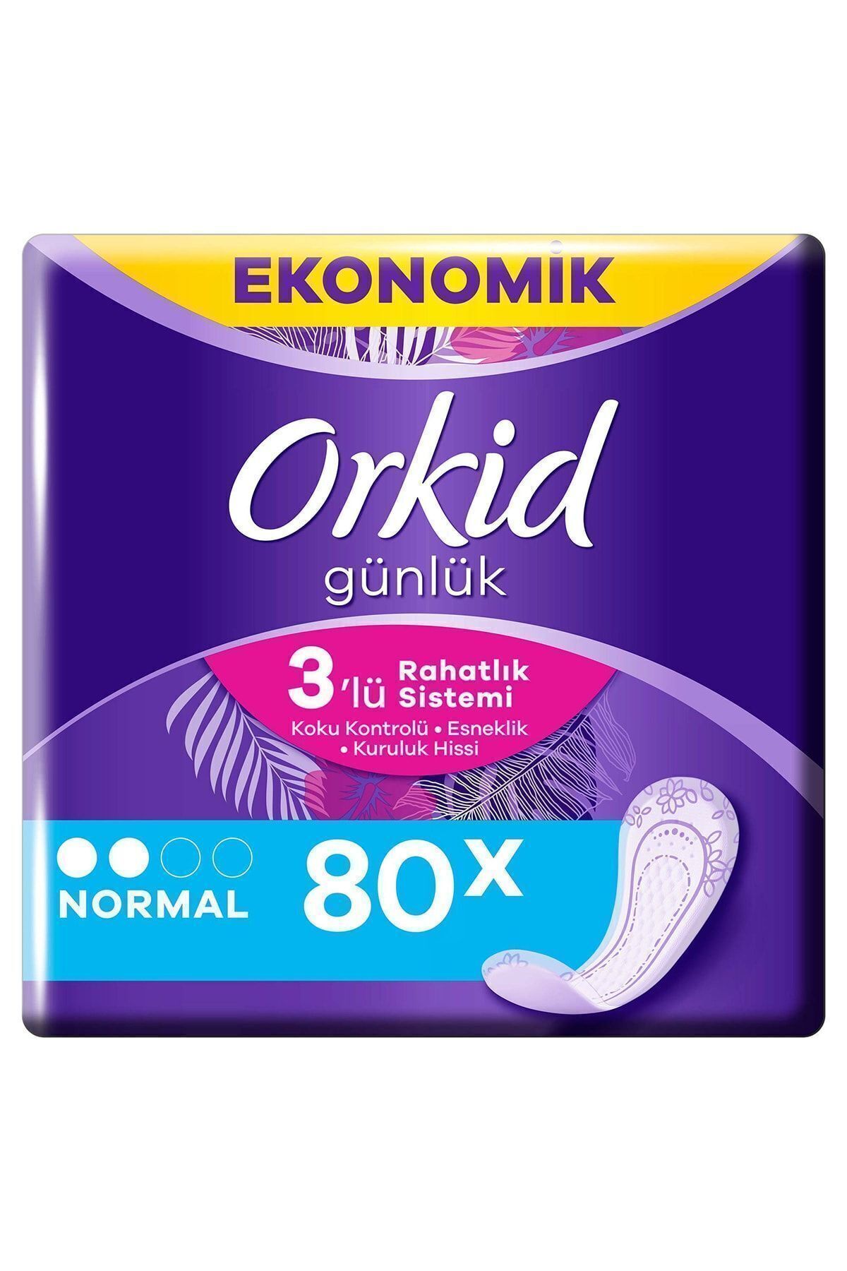 OrkidGünlük Ped Normal DevEkonomi Paketi 80 A...