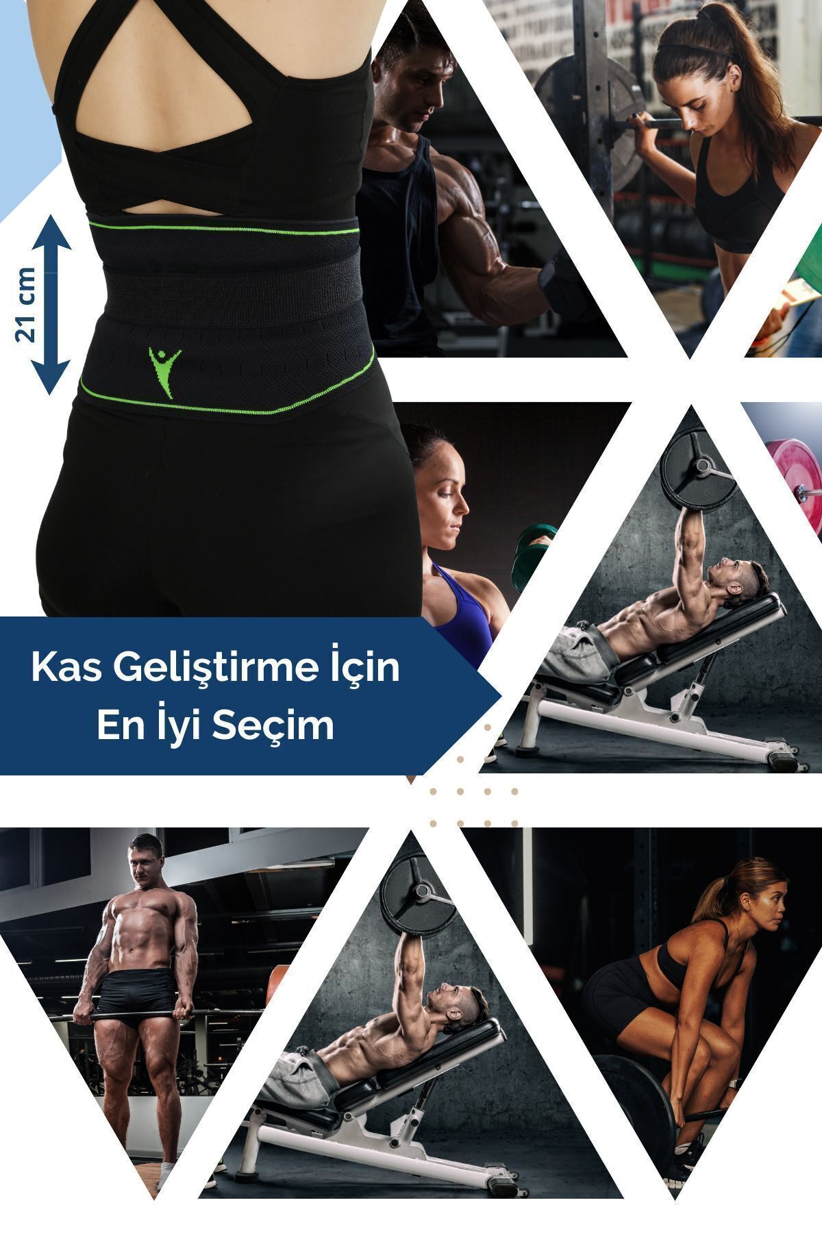 Ağırlık Kaldırma Kemeri Kas Geliştirme Bel Destek Kemer Fitness Spor Salonu Bel Korsesi Kemer 2Beden