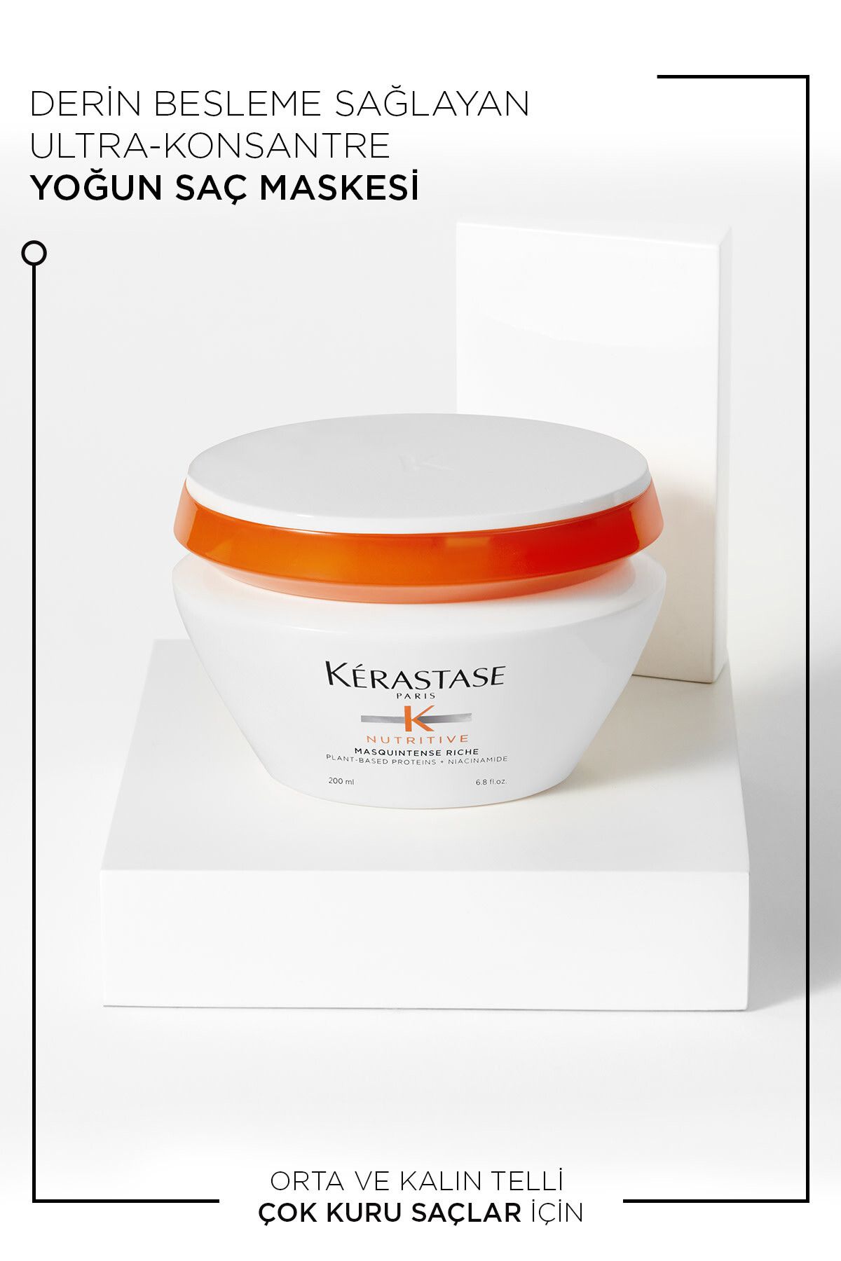 Nutritive Masquintense Riche Derin Besleme Sağlayan Yoğun Saç Maskesi 200 ml