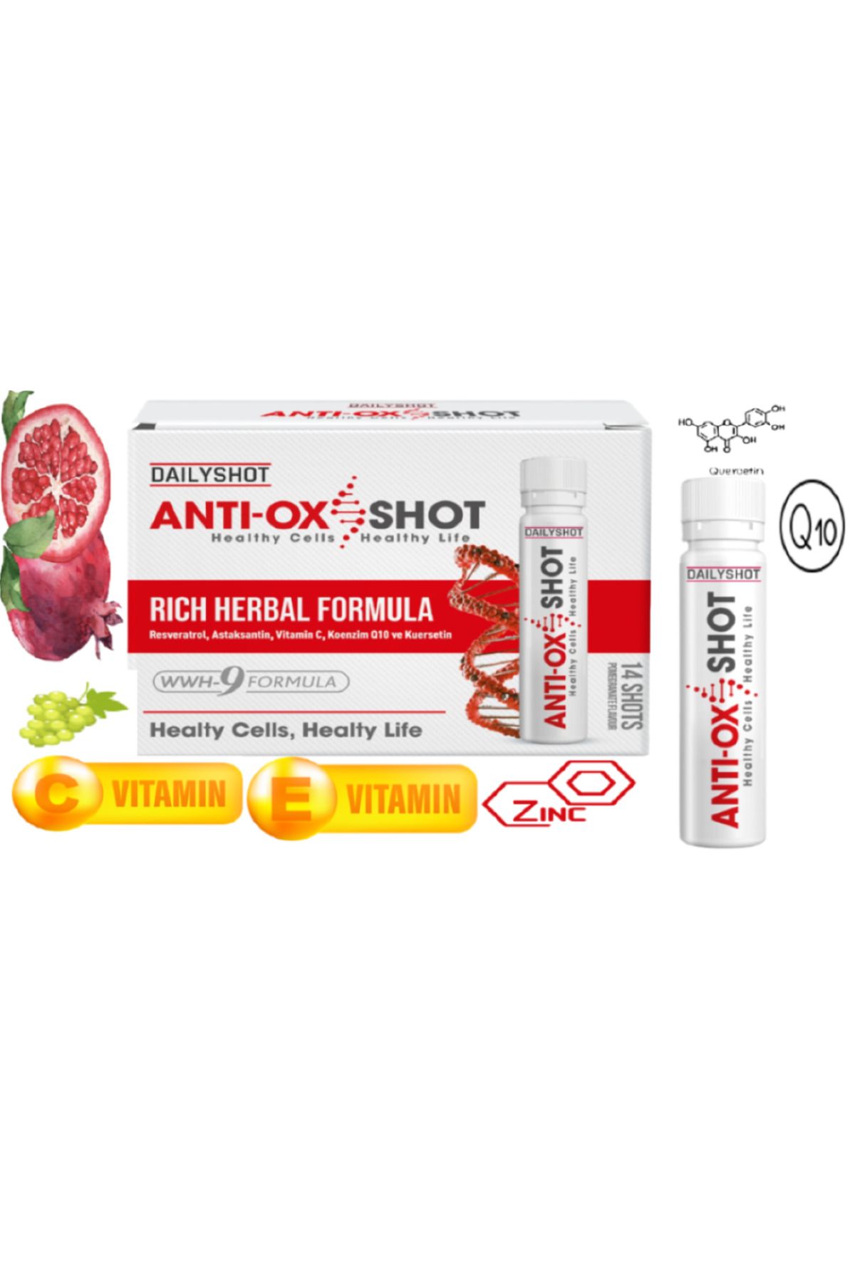 HANGOVERSHOTAntı-Ox DailyShot 14 Lü