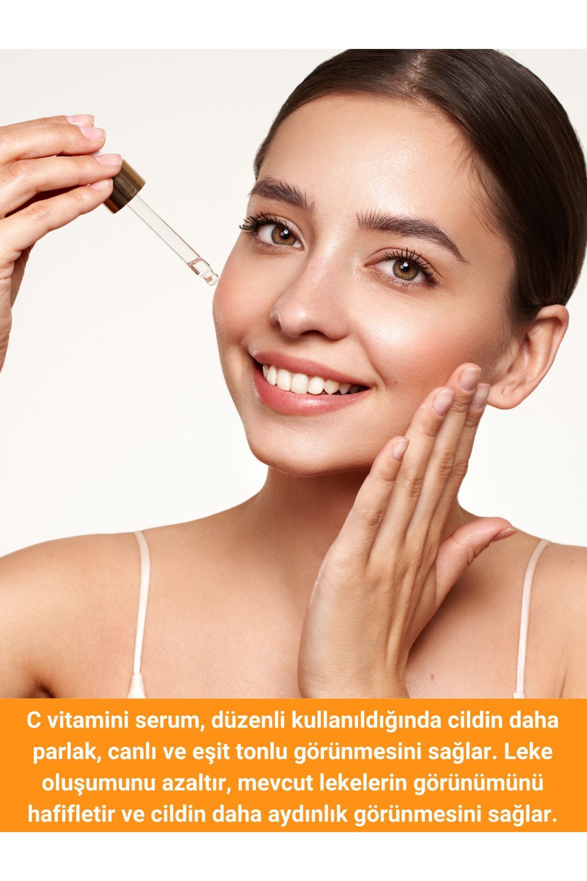 Leke Karşıtı Aydınlatıcı C Vitamini Serum Glutatyon, %20 Askorbik Asit, %5 Ferulik Asit 30 ml